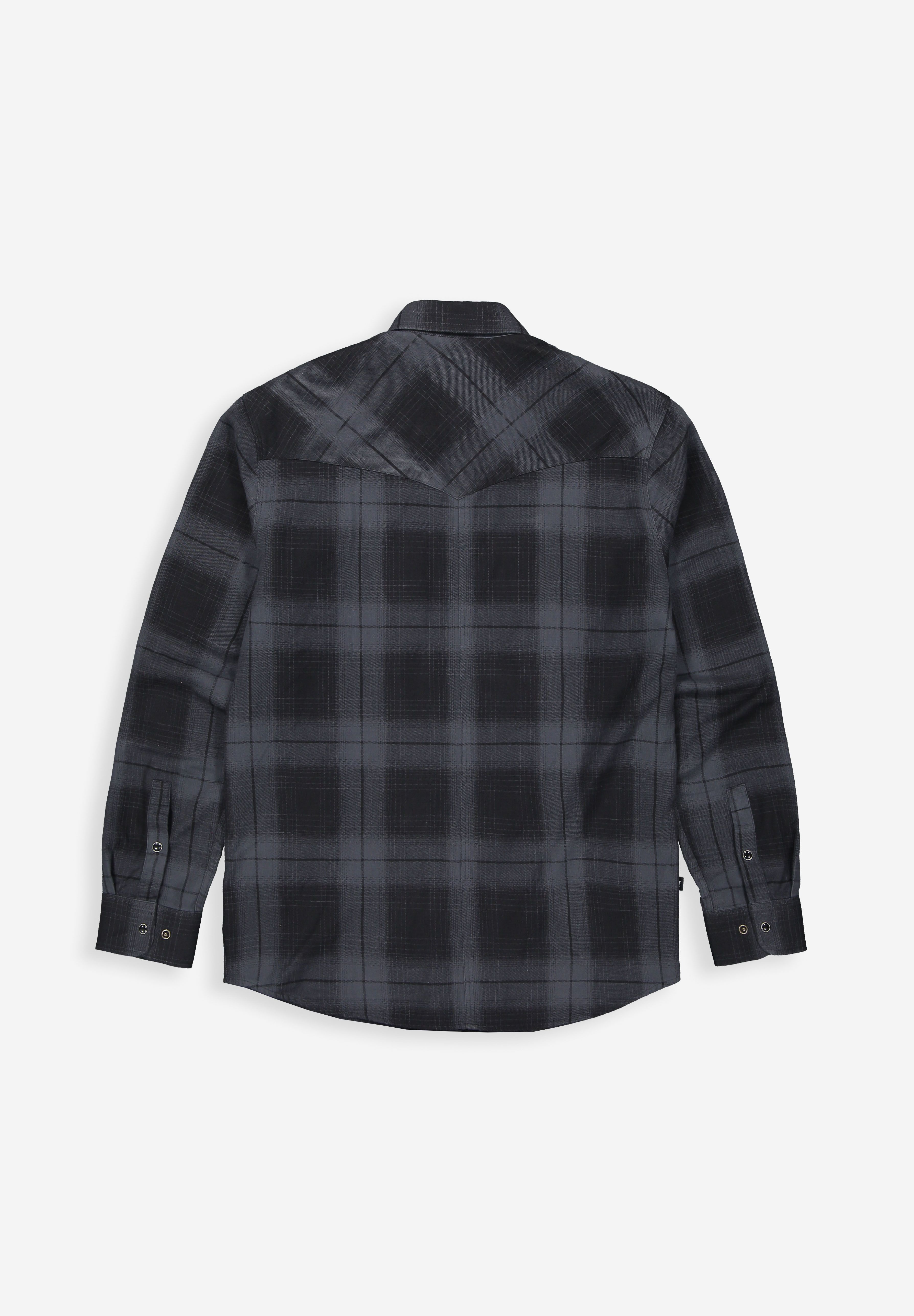 Carter West Black Check Shirt