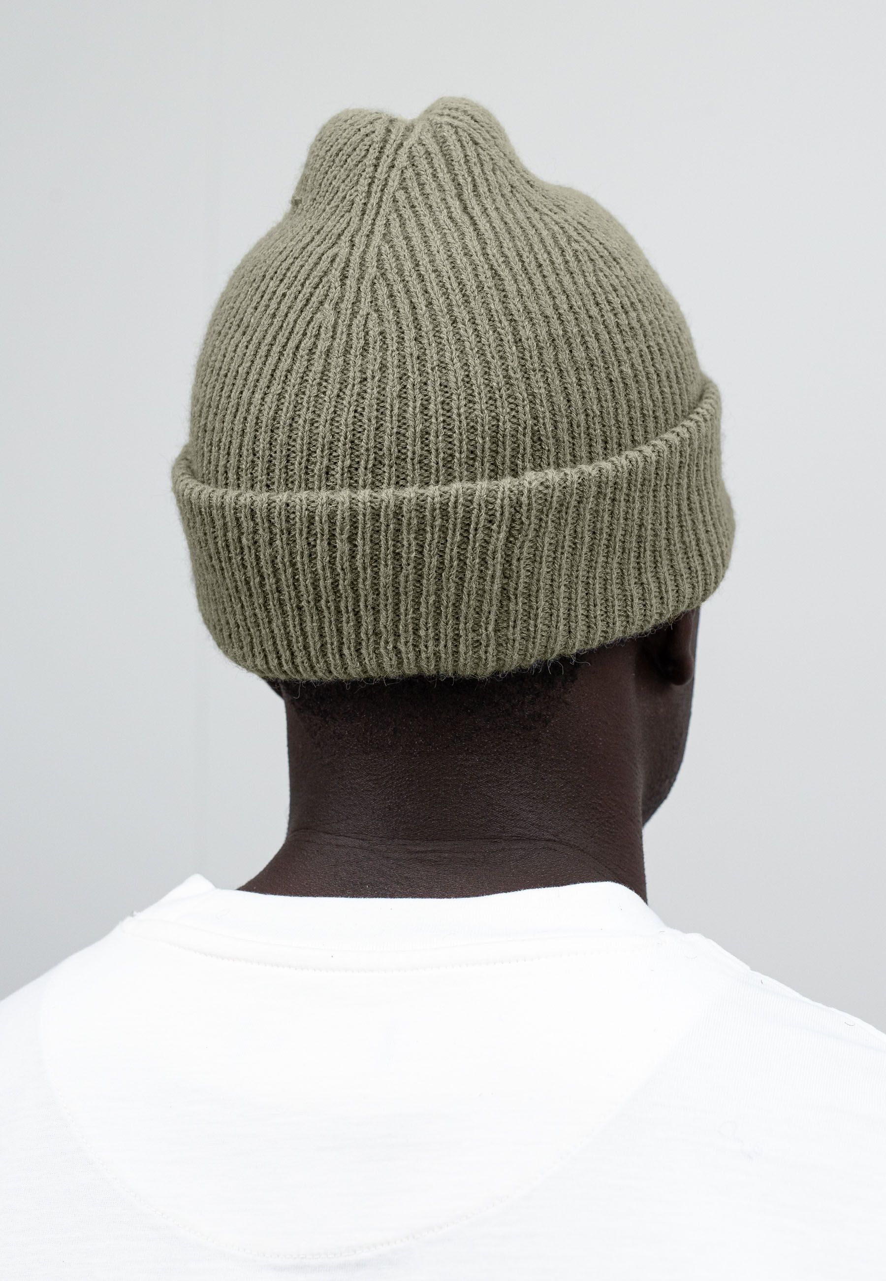 Army Wool Hook Beanie