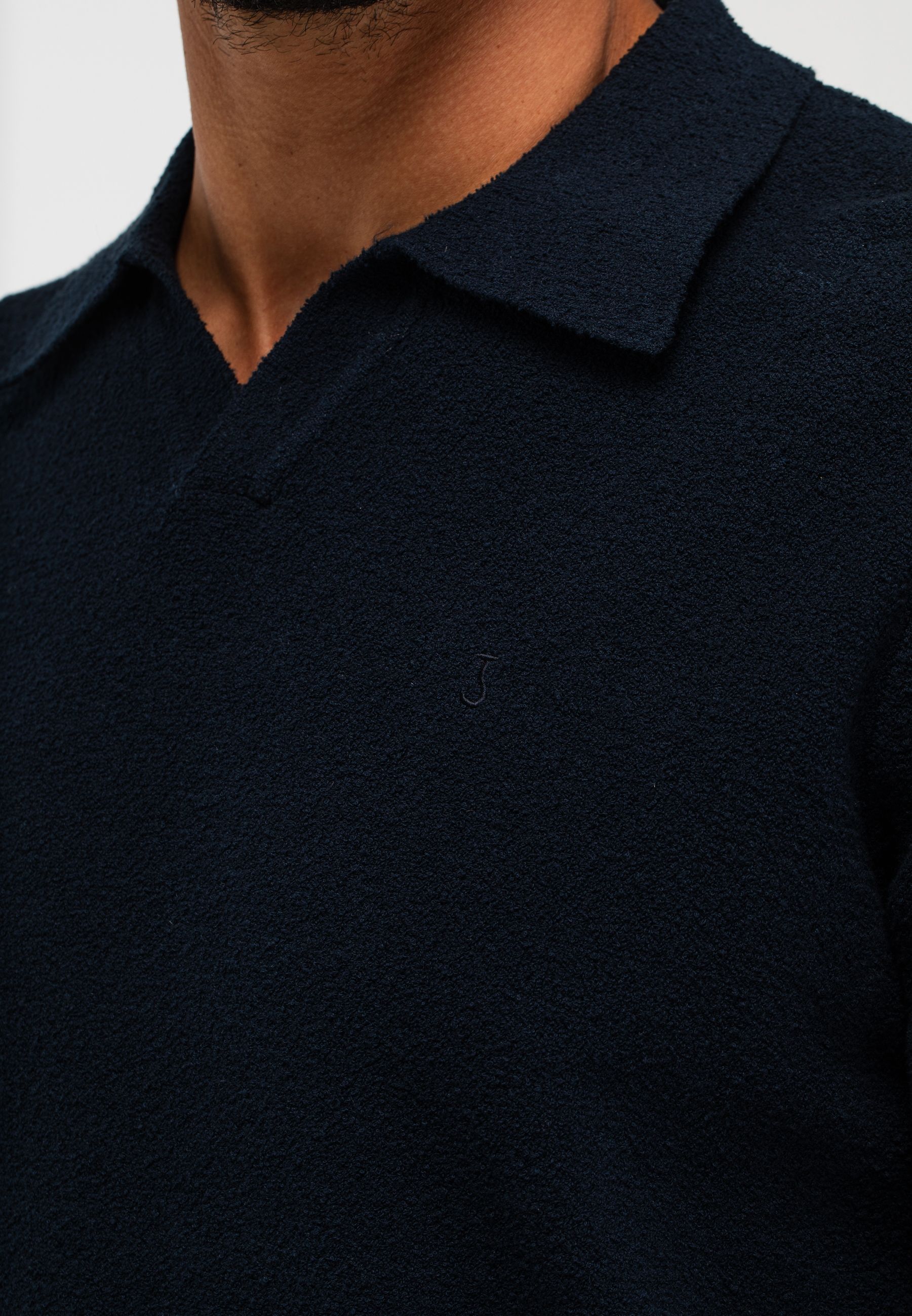 Boucle Knit Polo