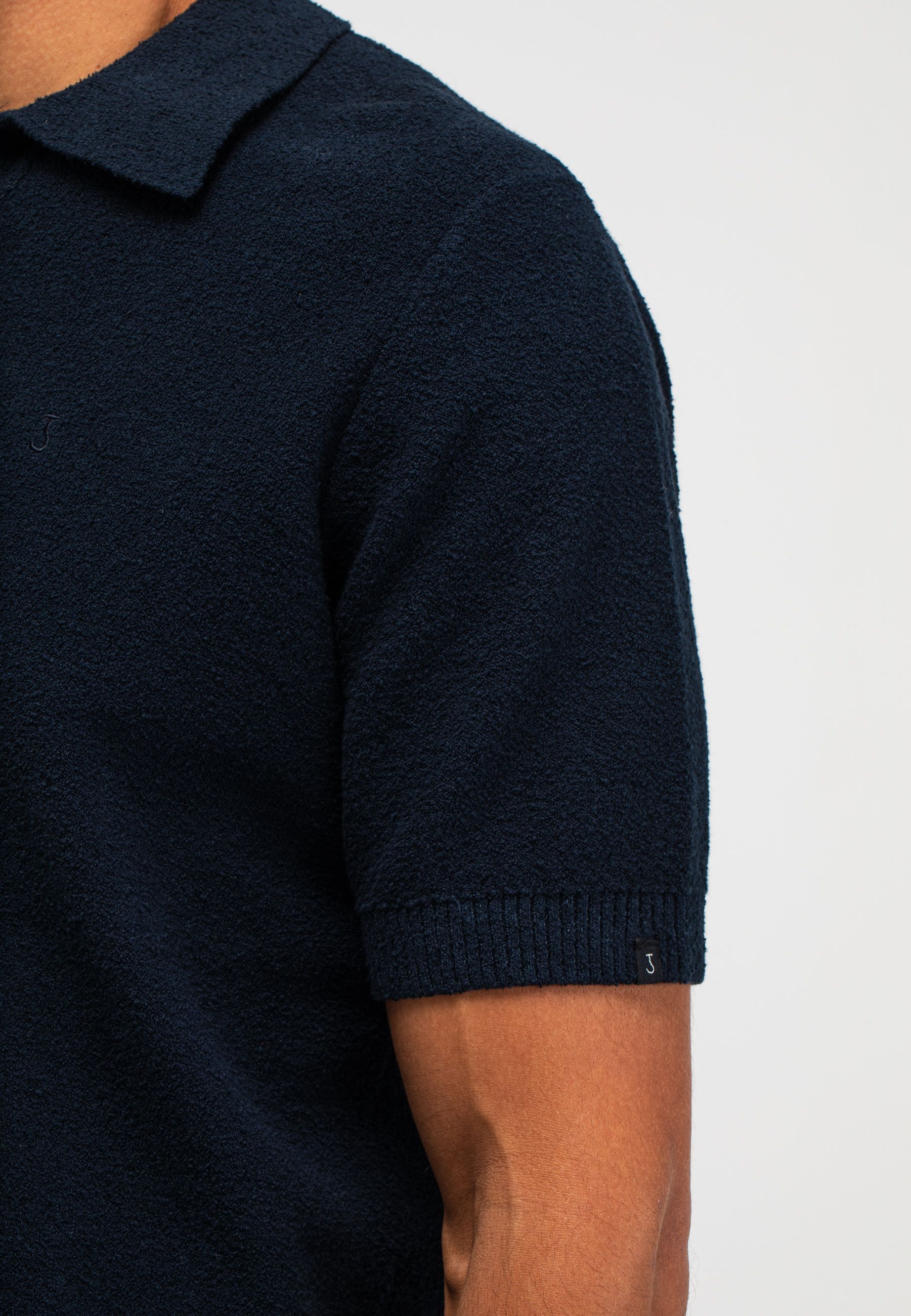 Boucle Knit Polo