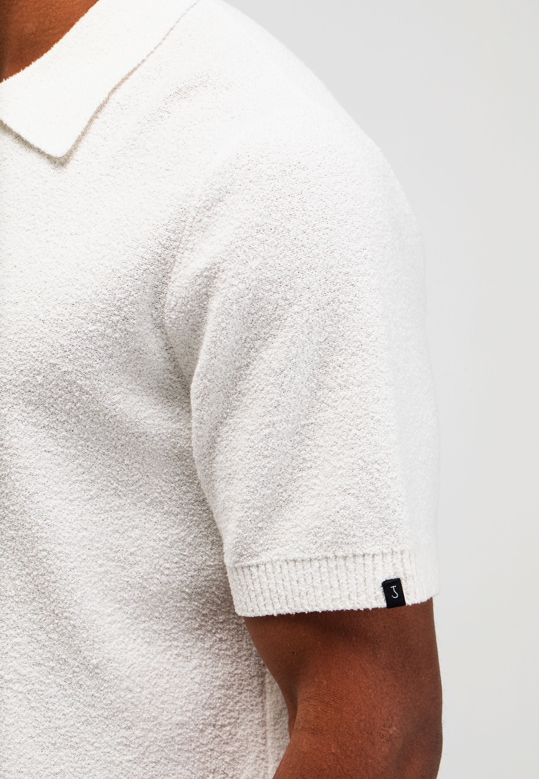 Boucle Knit Polo