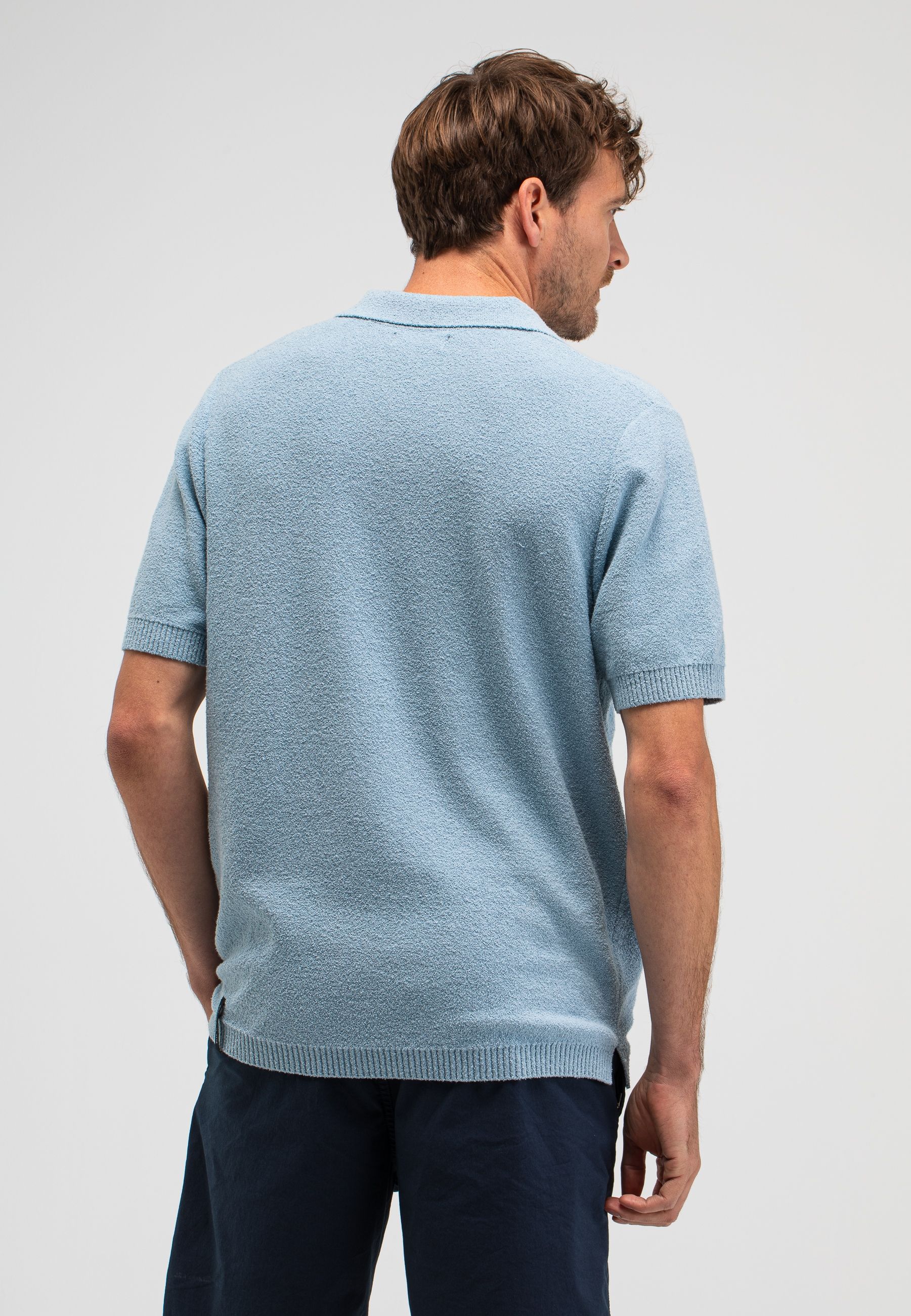 Boucle Knit Polo