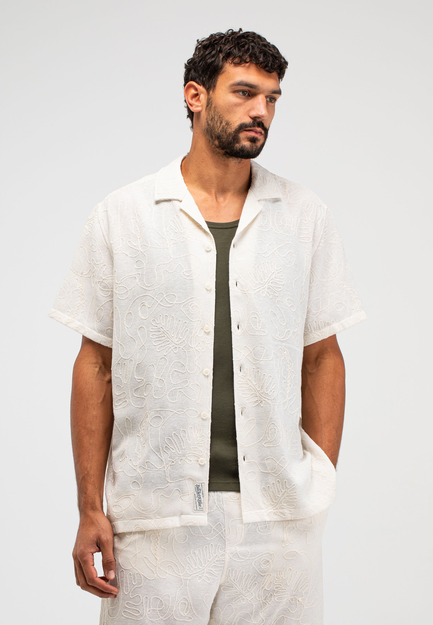 Alex Resort Embro Shirt SS