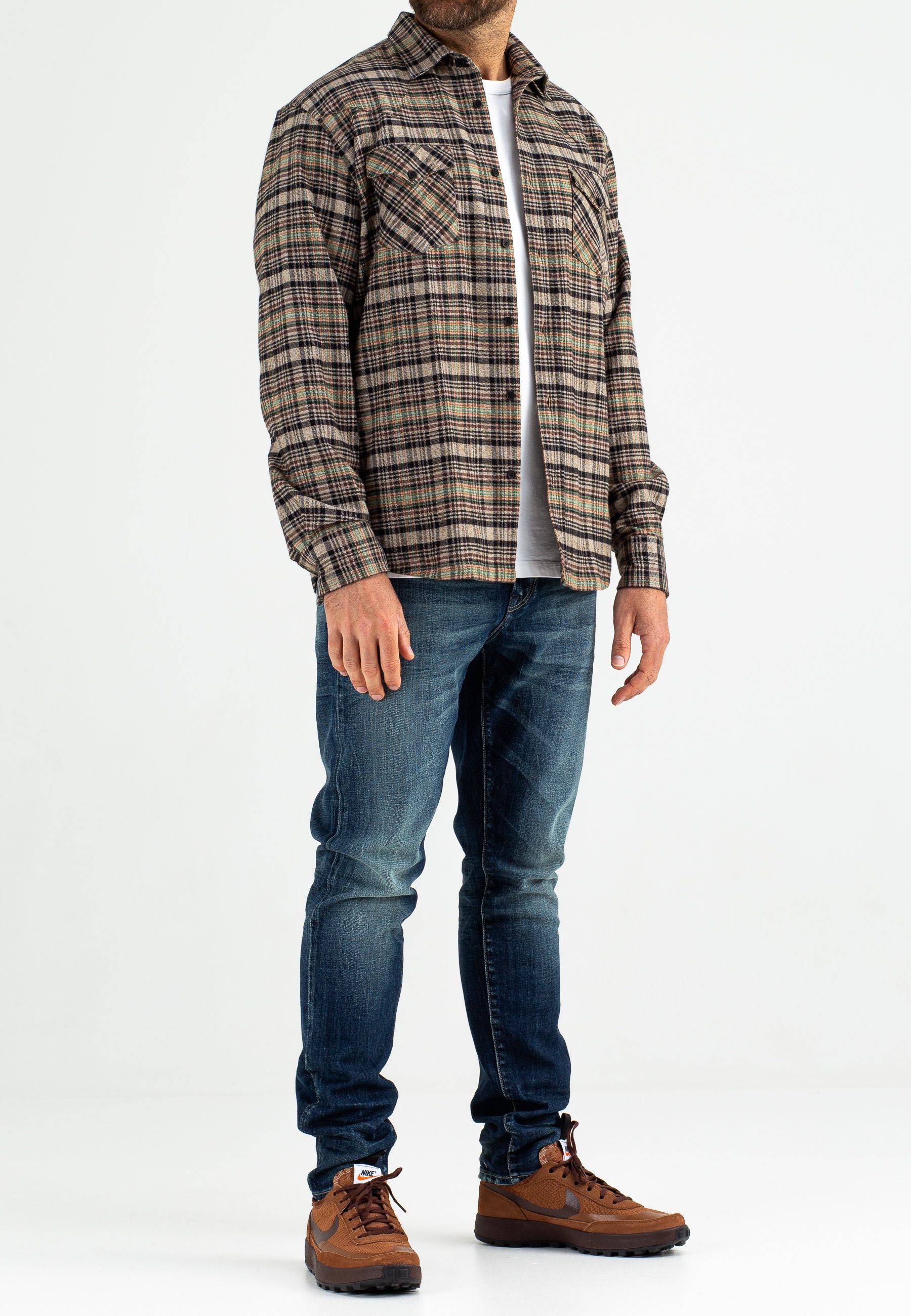 Lanton Western Flannel Check Shirt