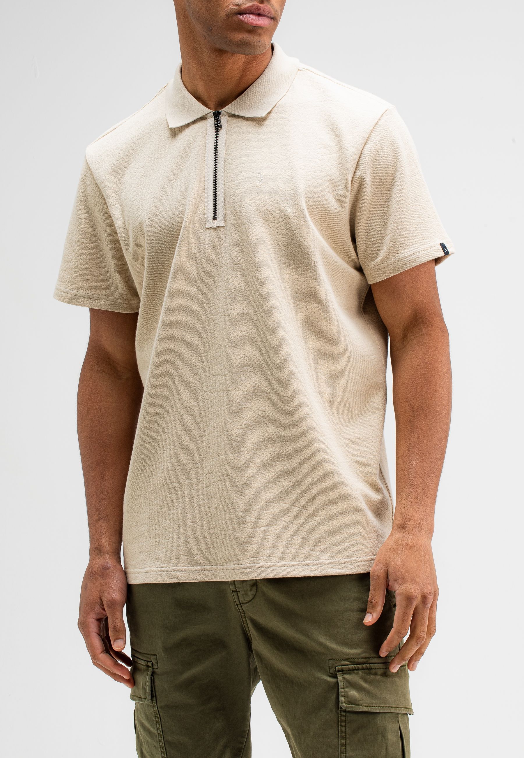 Adrien Loose Zip Polo