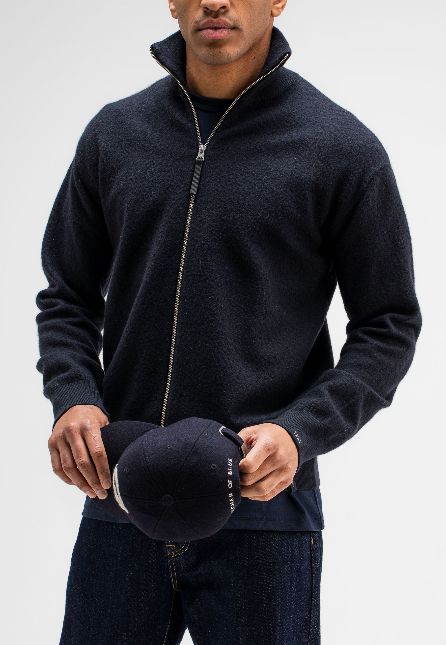 Hunt Boiled Wool Cardigan