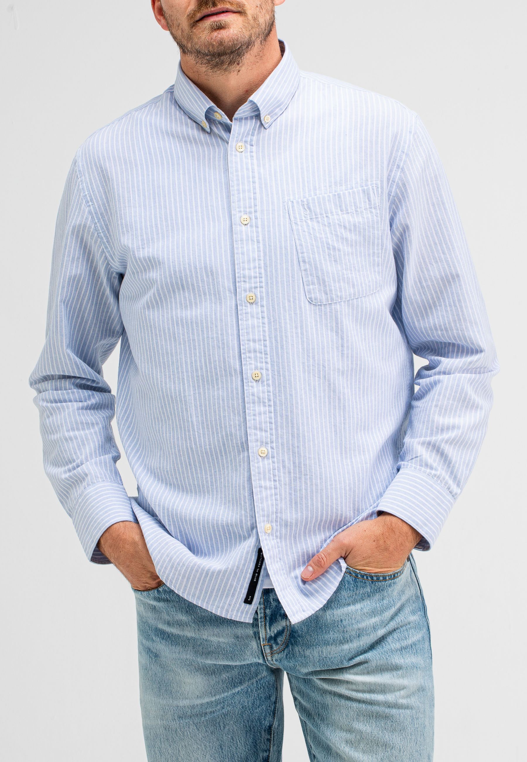 Aidan Oxford  Bold Stripe Shirt