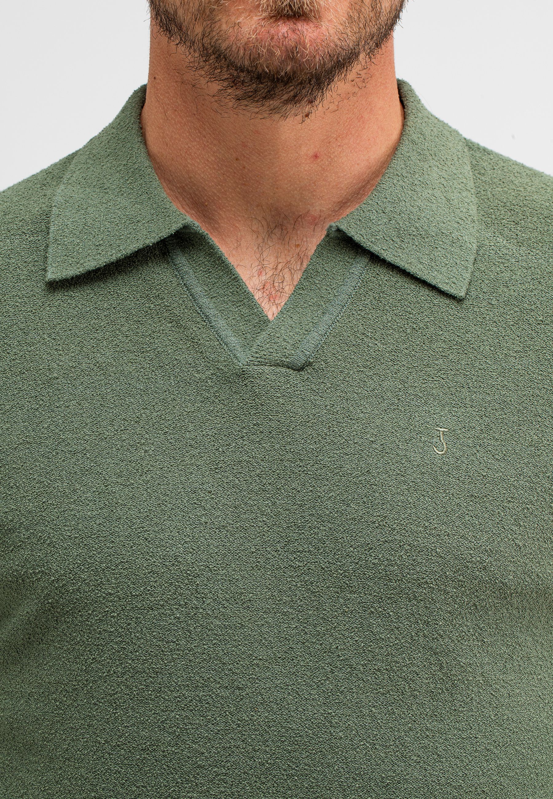 Boucle Knit Polo