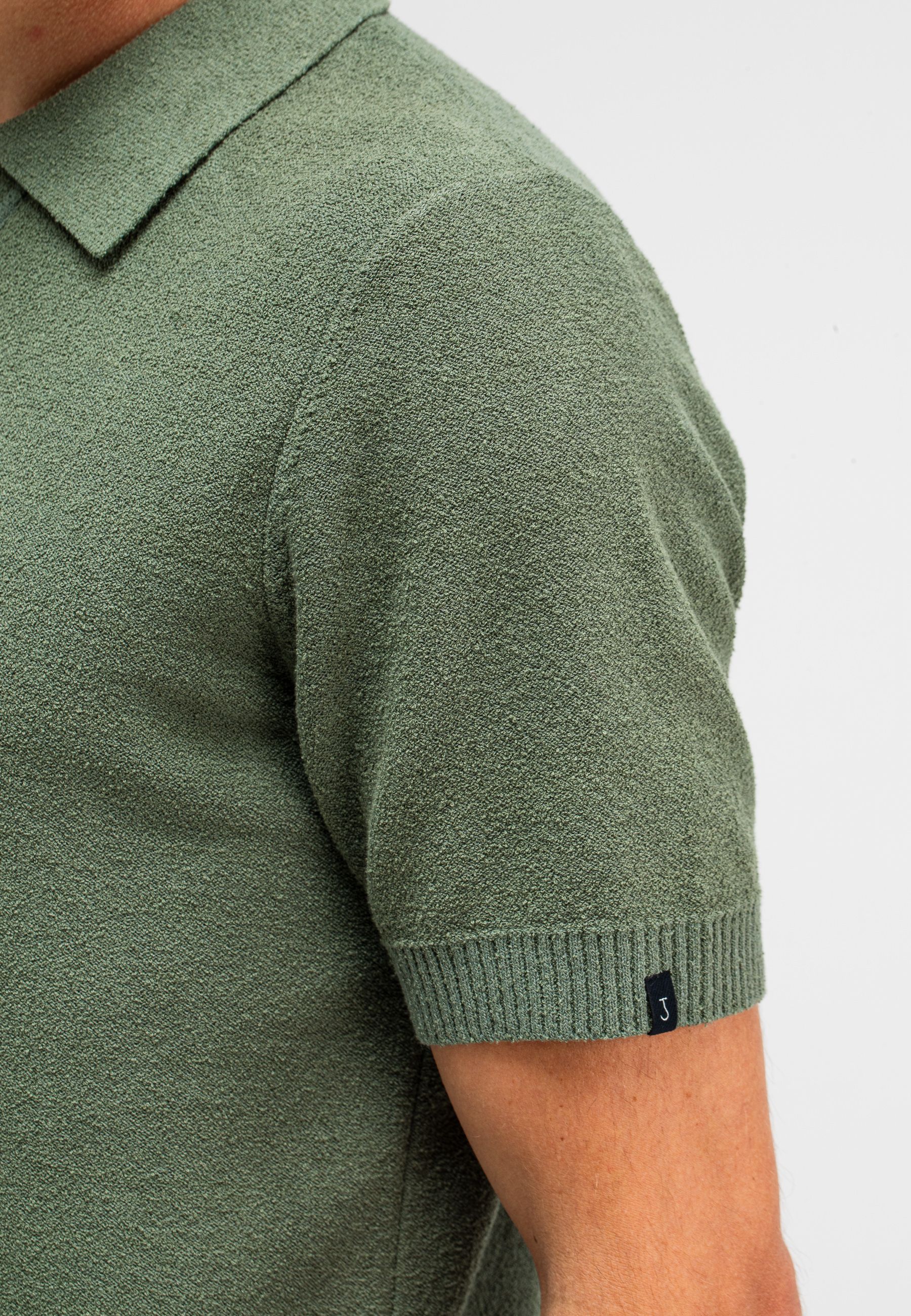 Boucle Knit Polo