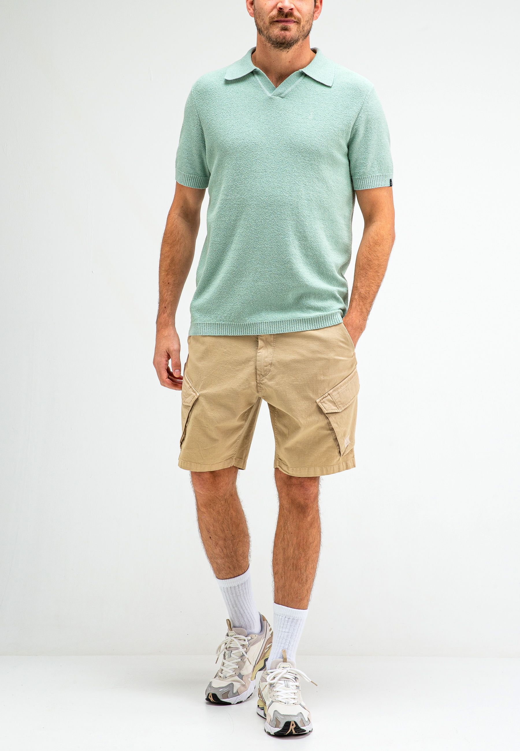 Boucle Knit Polo