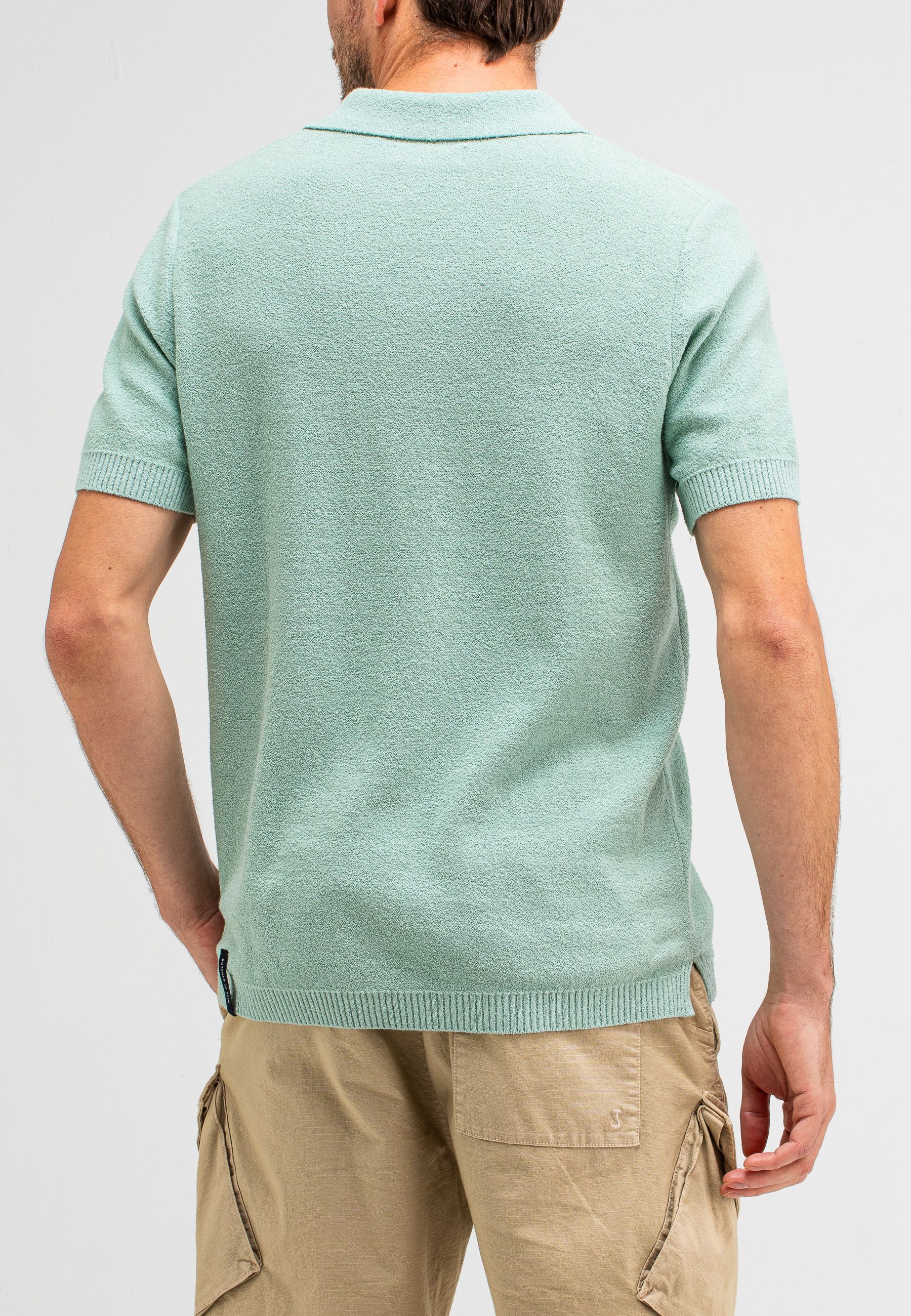 Boucle Knit Polo