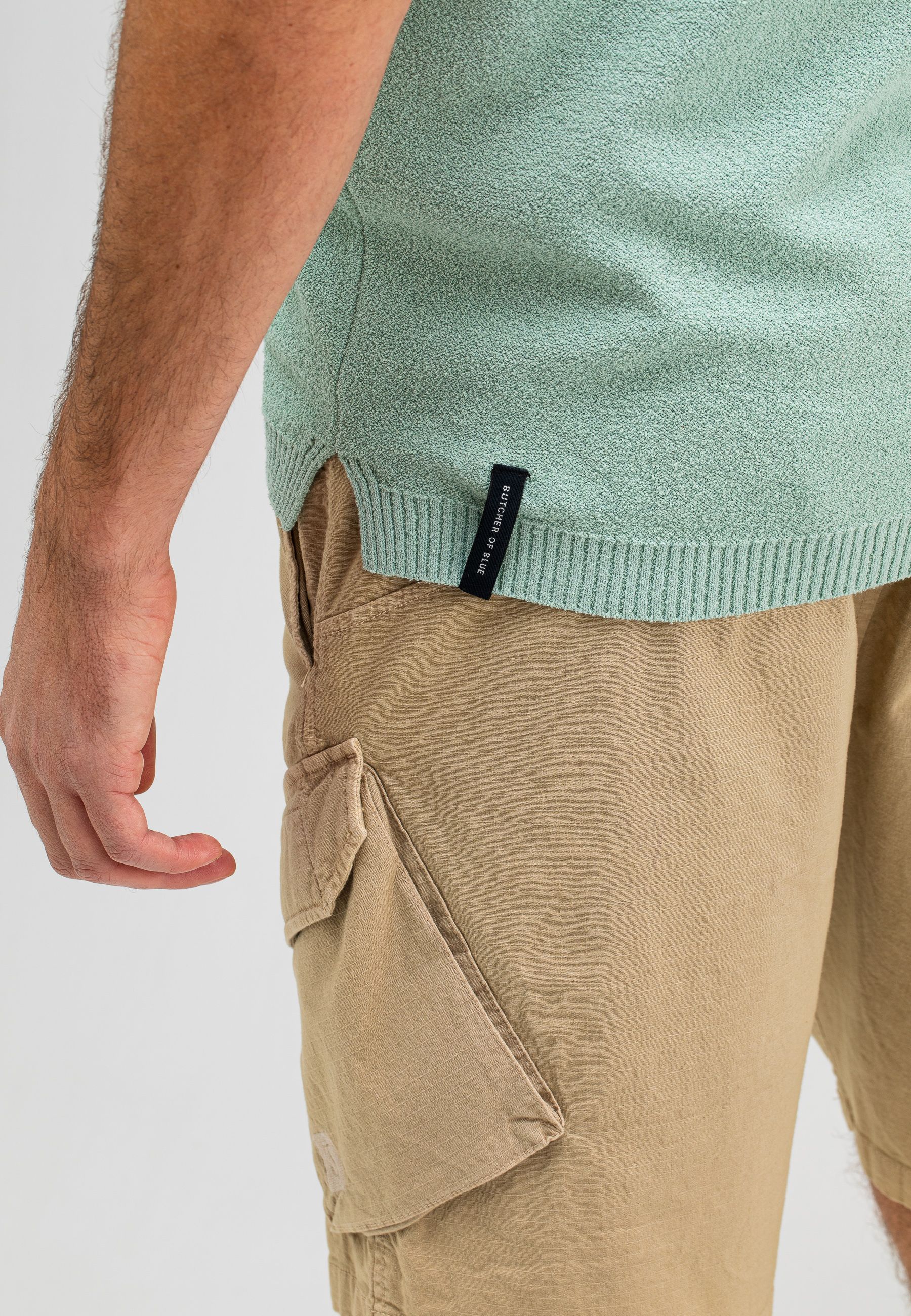 Boucle Knit Polo