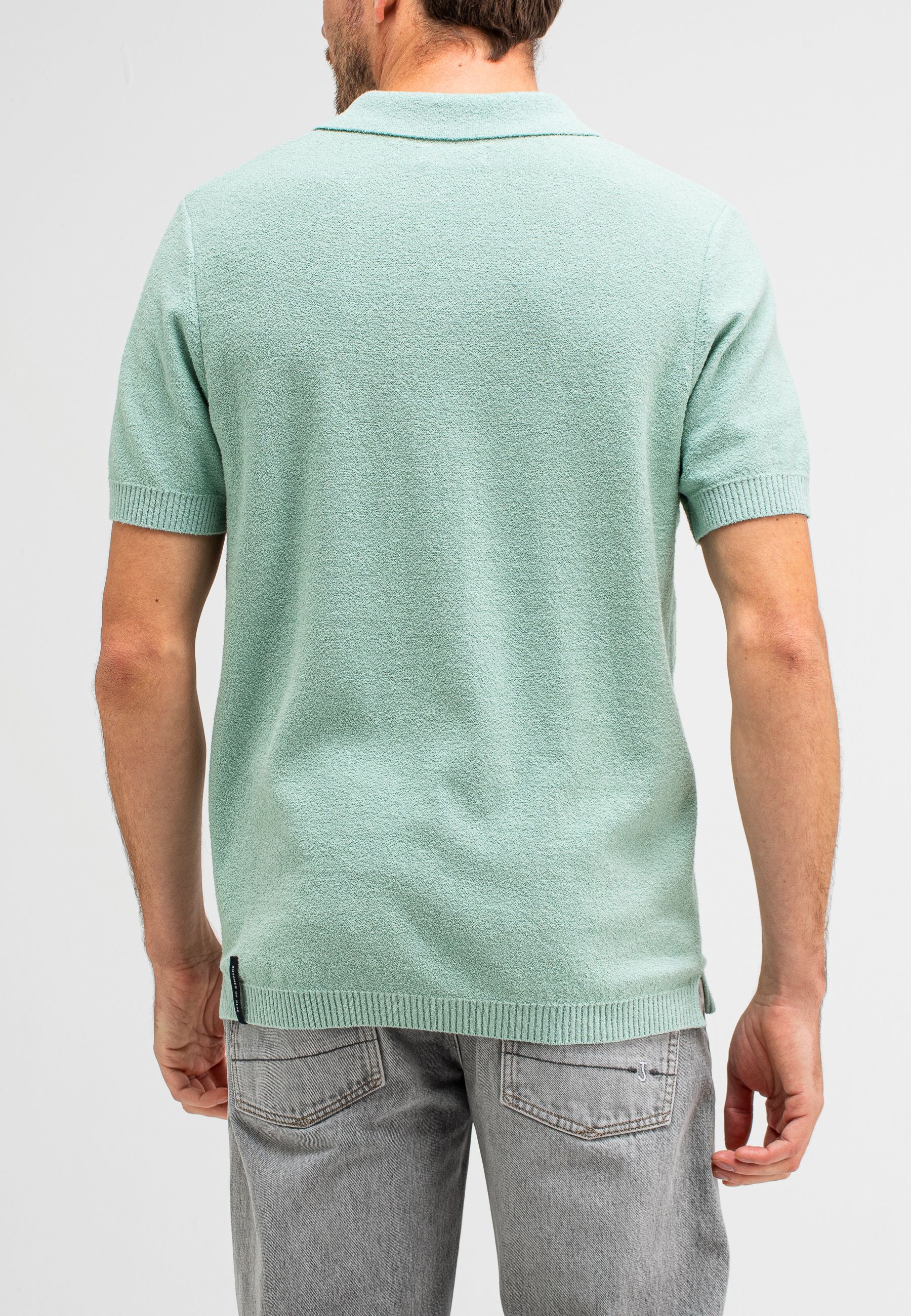 Boucle Knit Polo