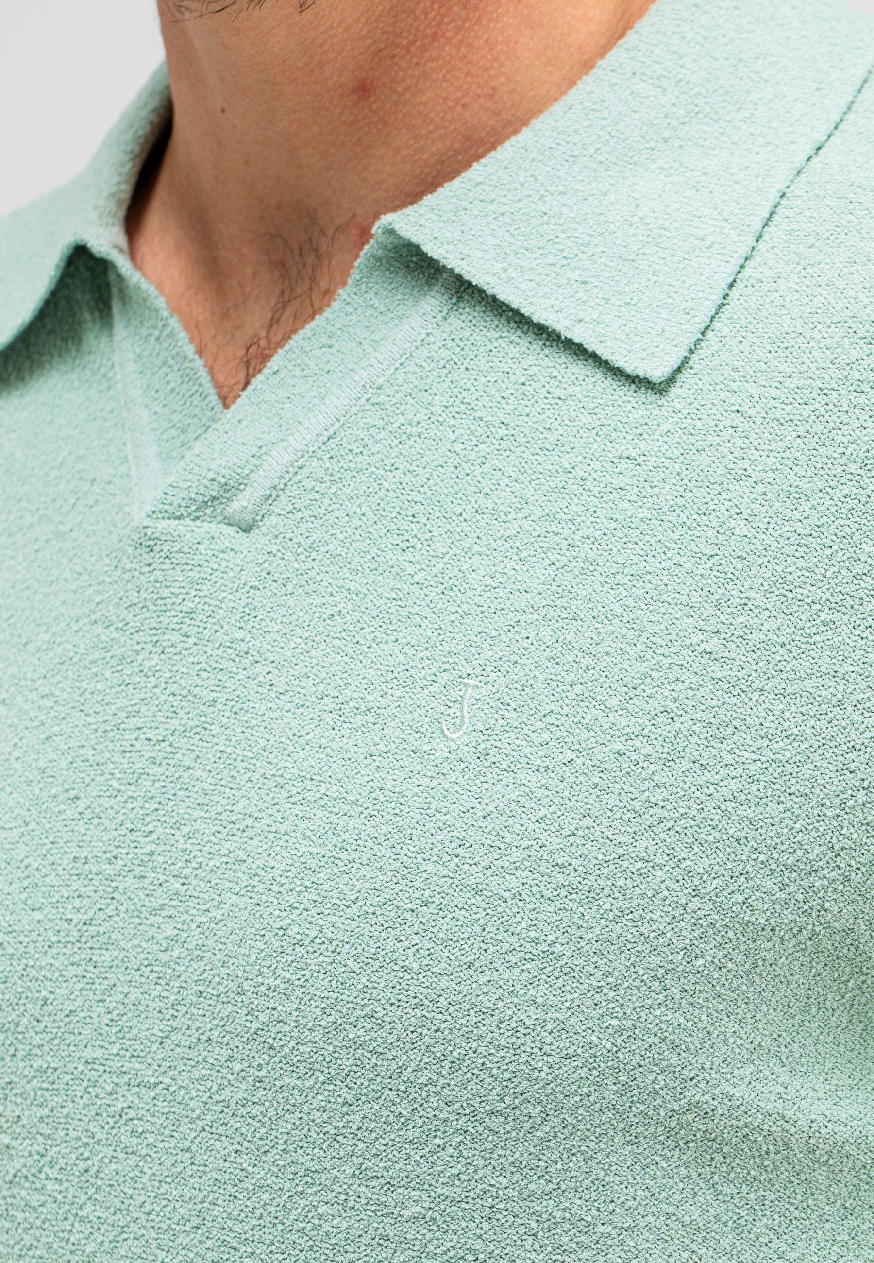 Boucle Knit Polo