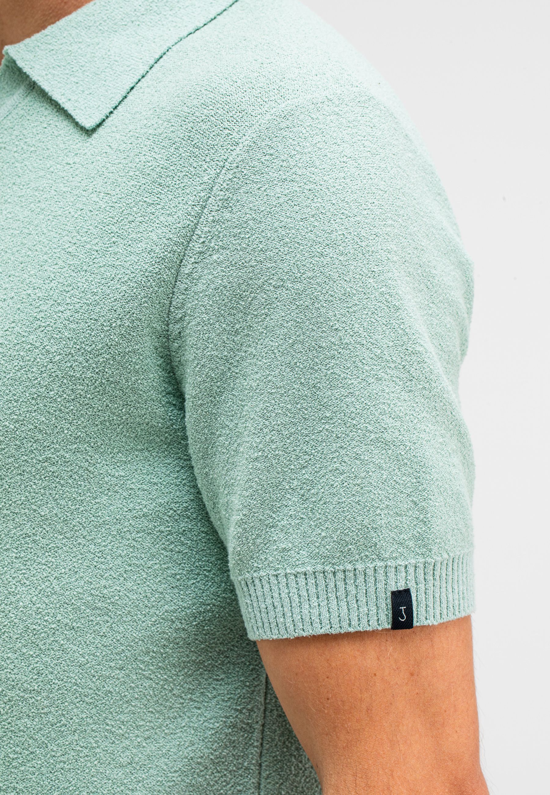 Boucle Knit Polo