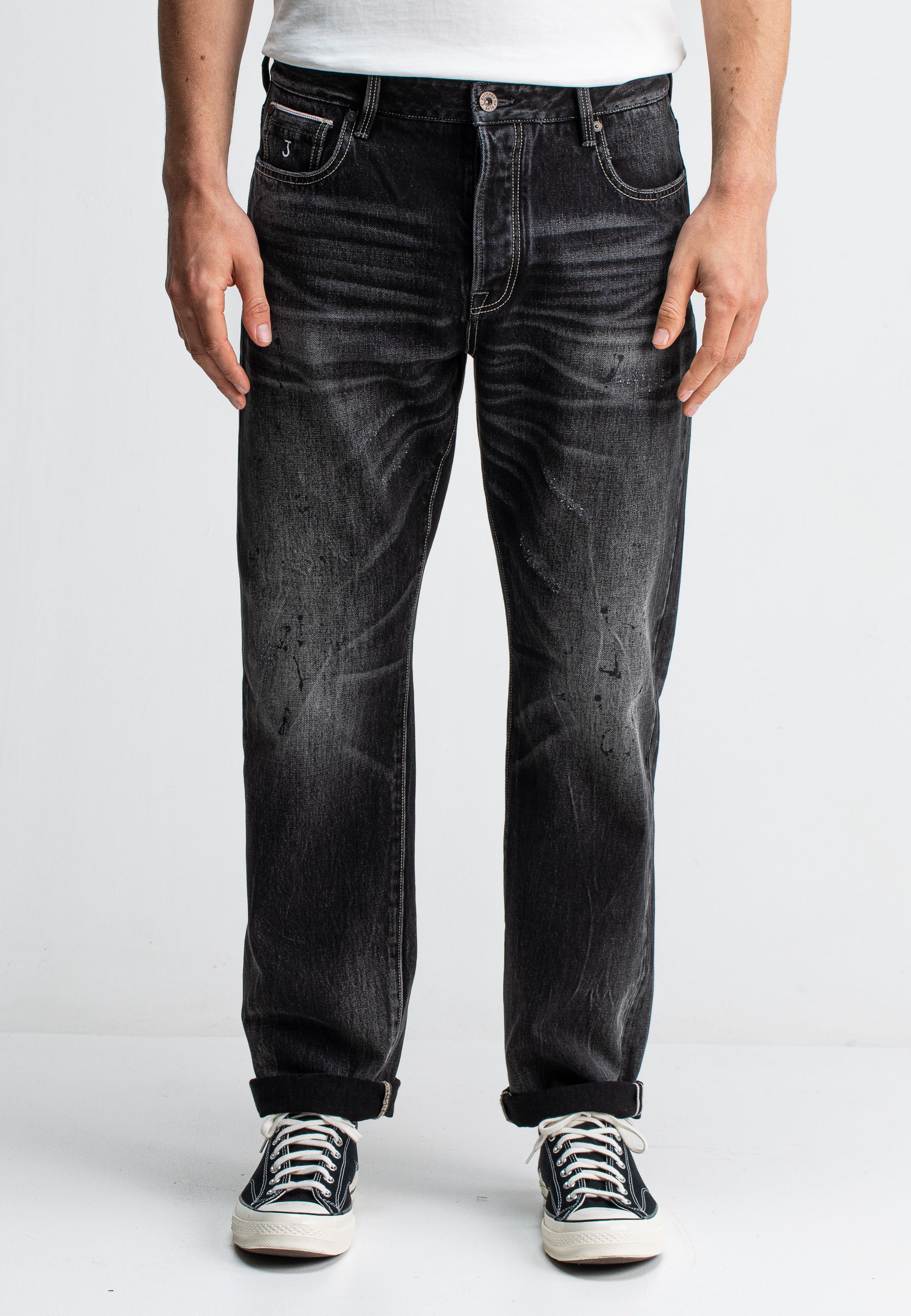 Berkley Loose Onyx Denim Mid
