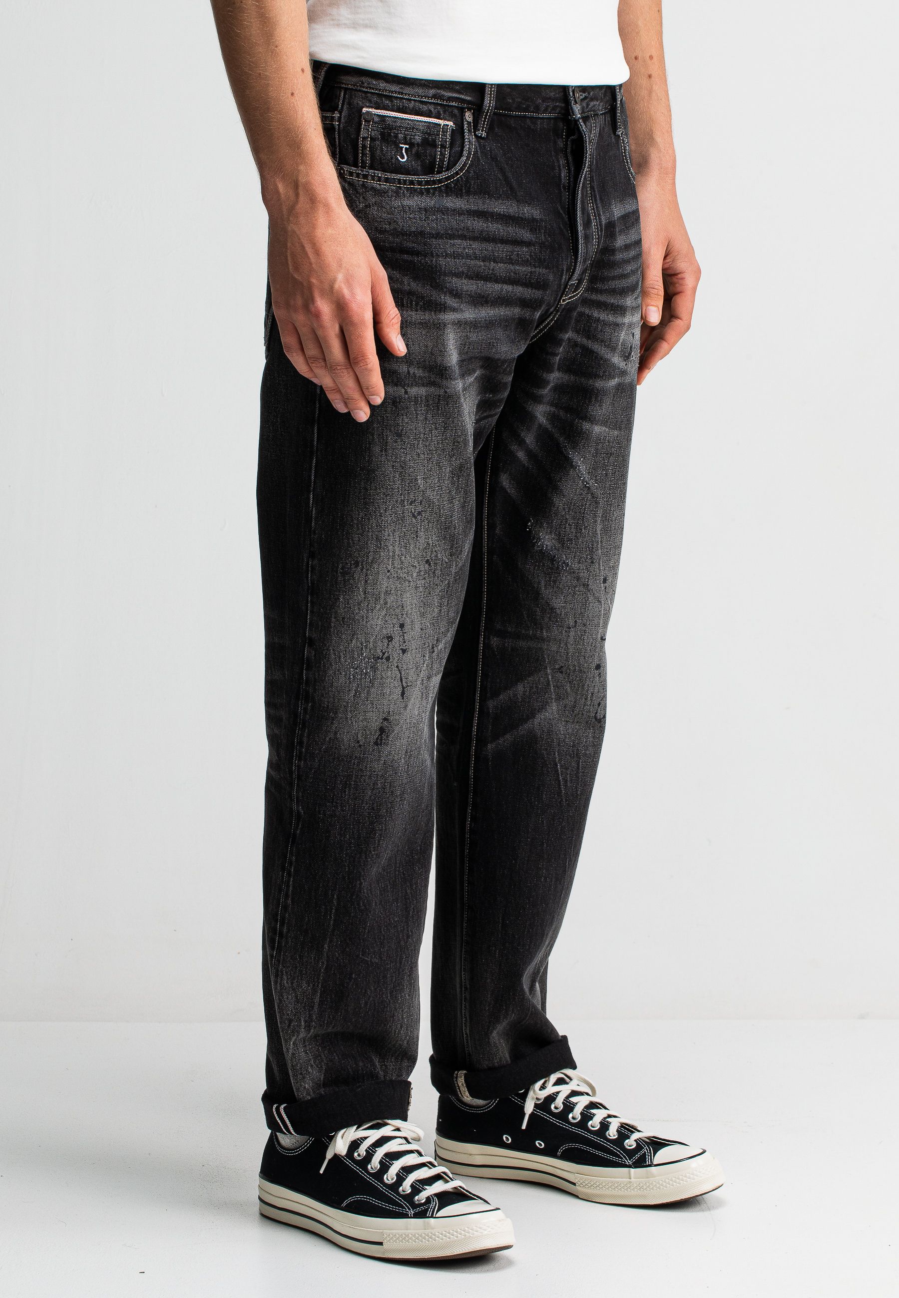 Berkley Loose Onyx Denim Mid