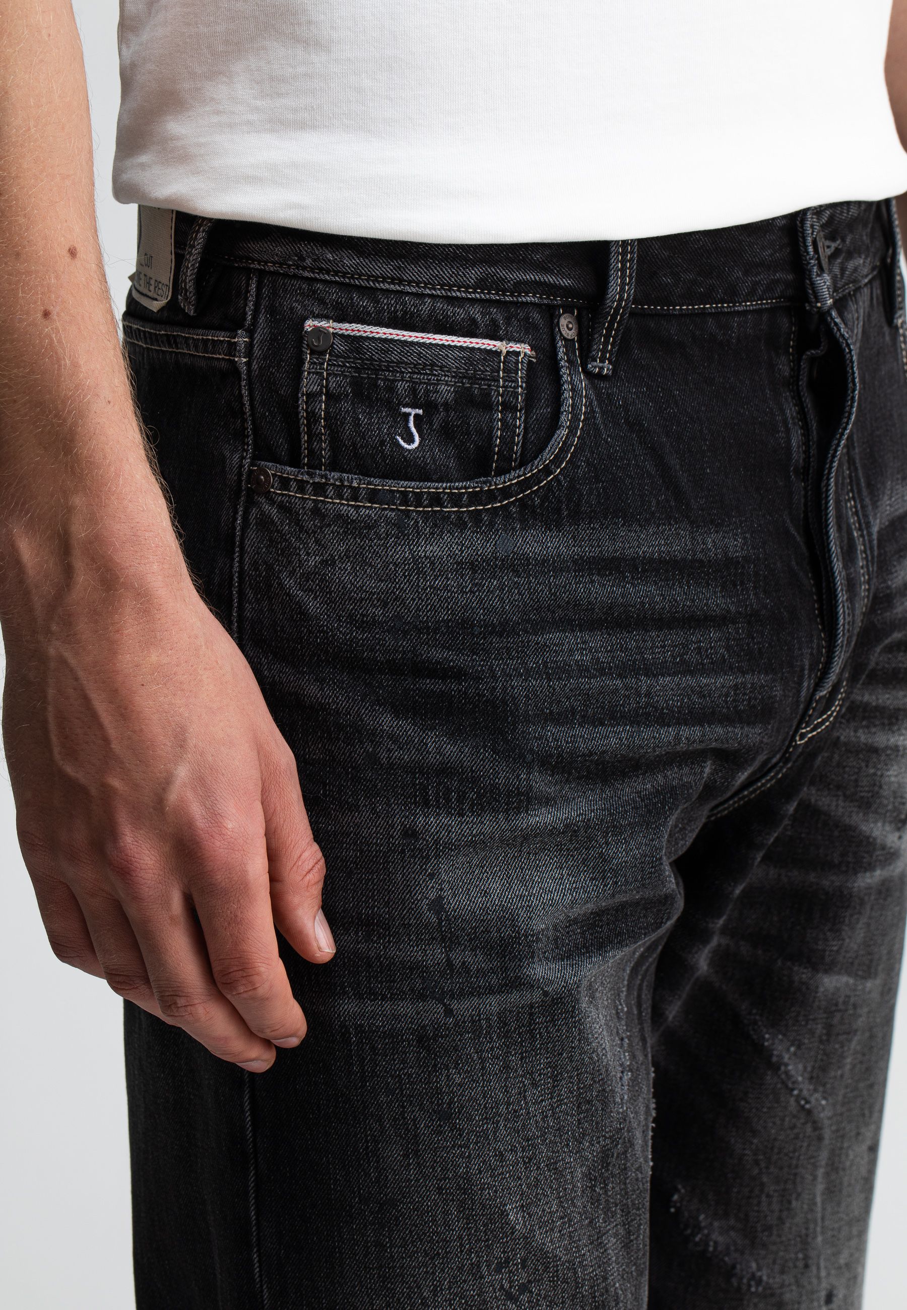 Berkley Loose Onyx Denim Mid