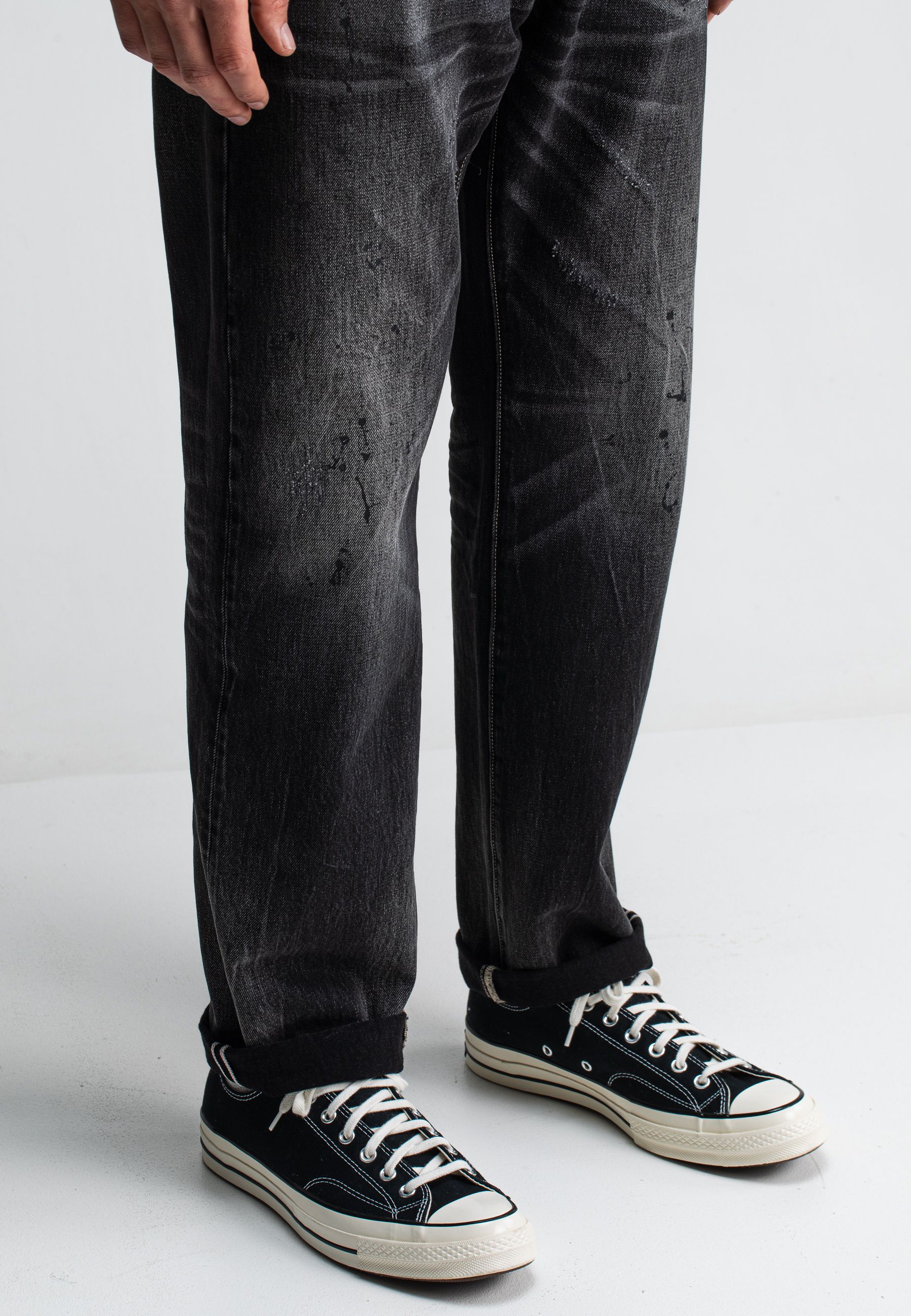 Berkley Loose Onyx Denim Mid