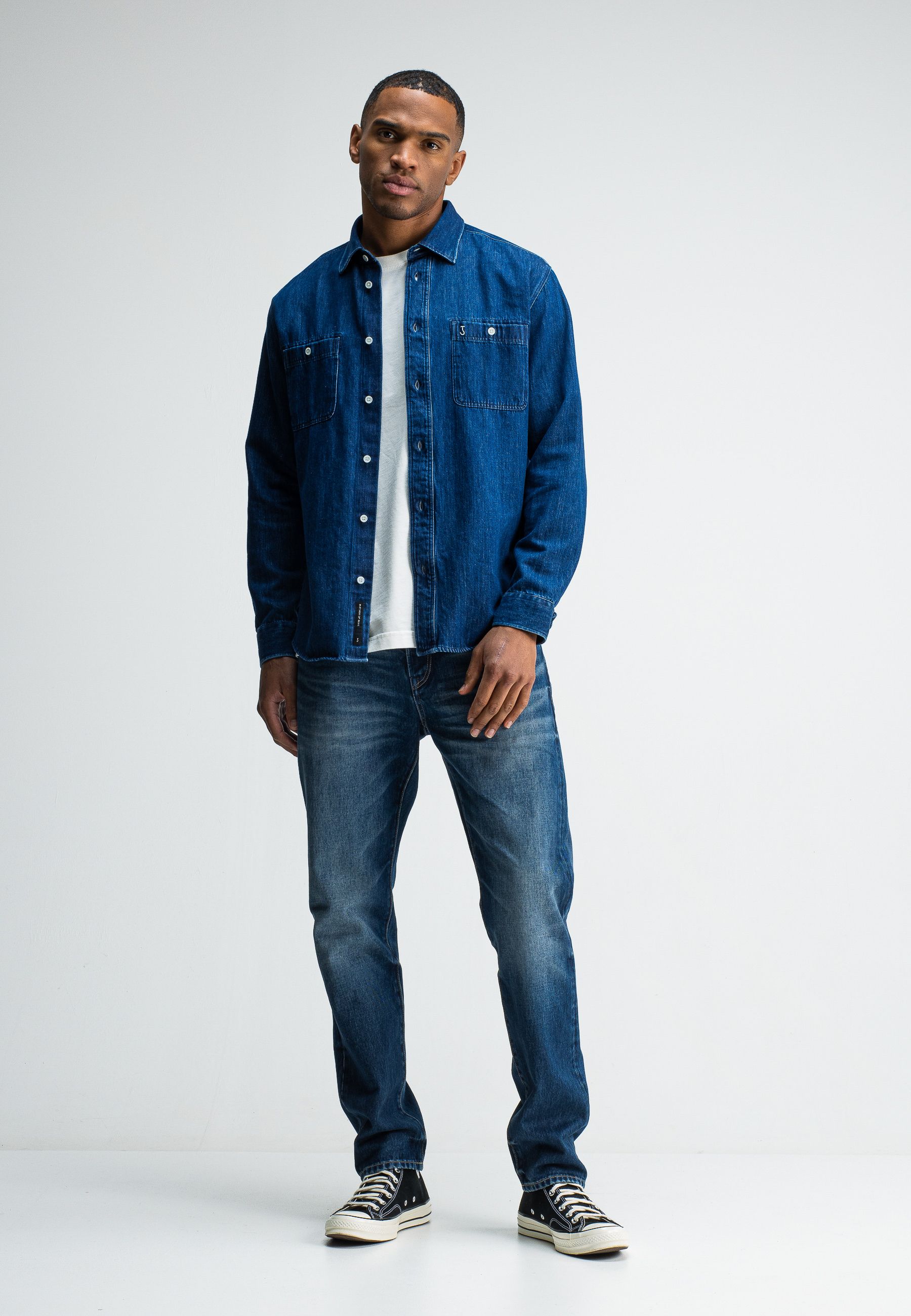 Aidan Worker Denim Shirt