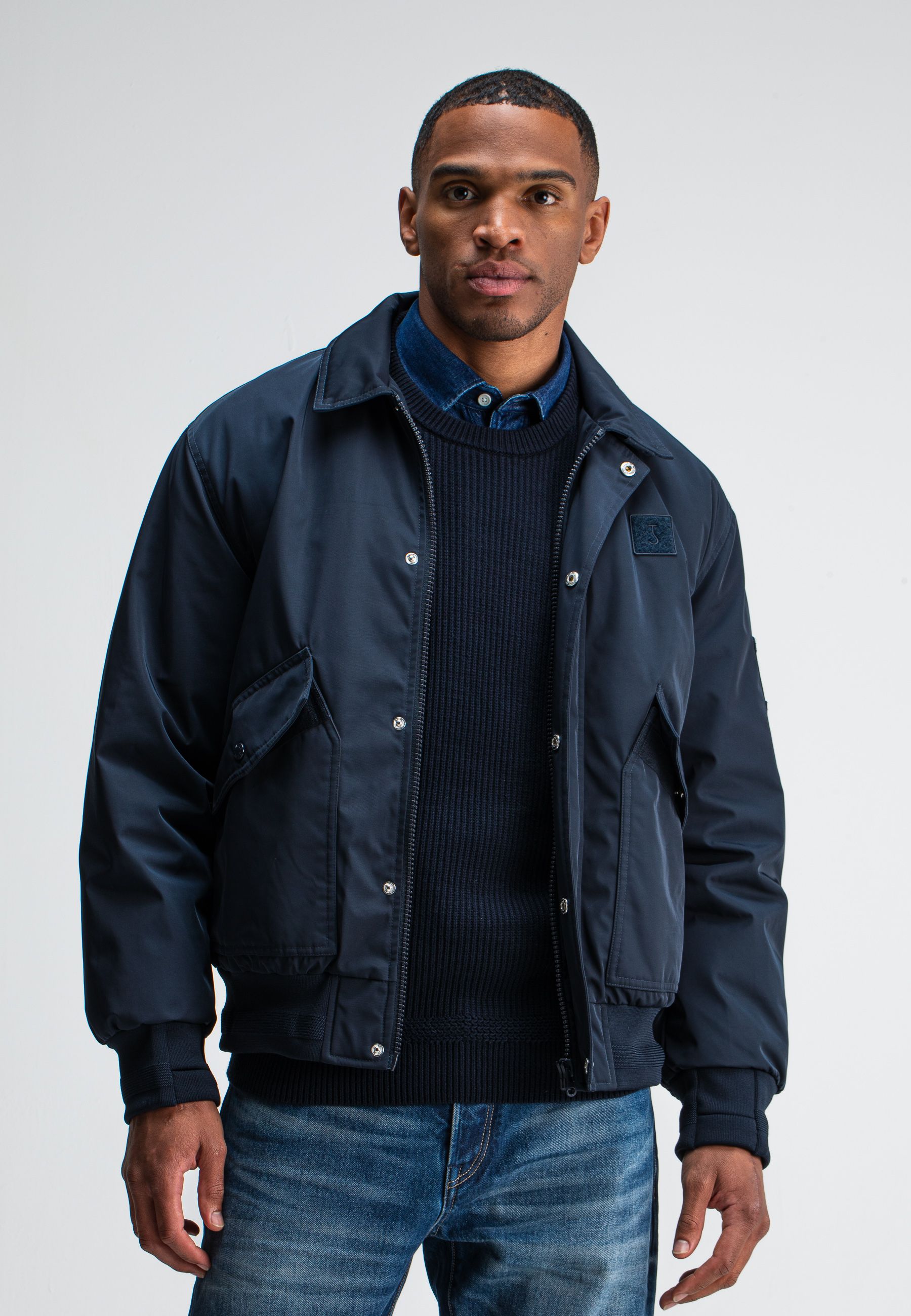 Carlo Satin Flight Bomber