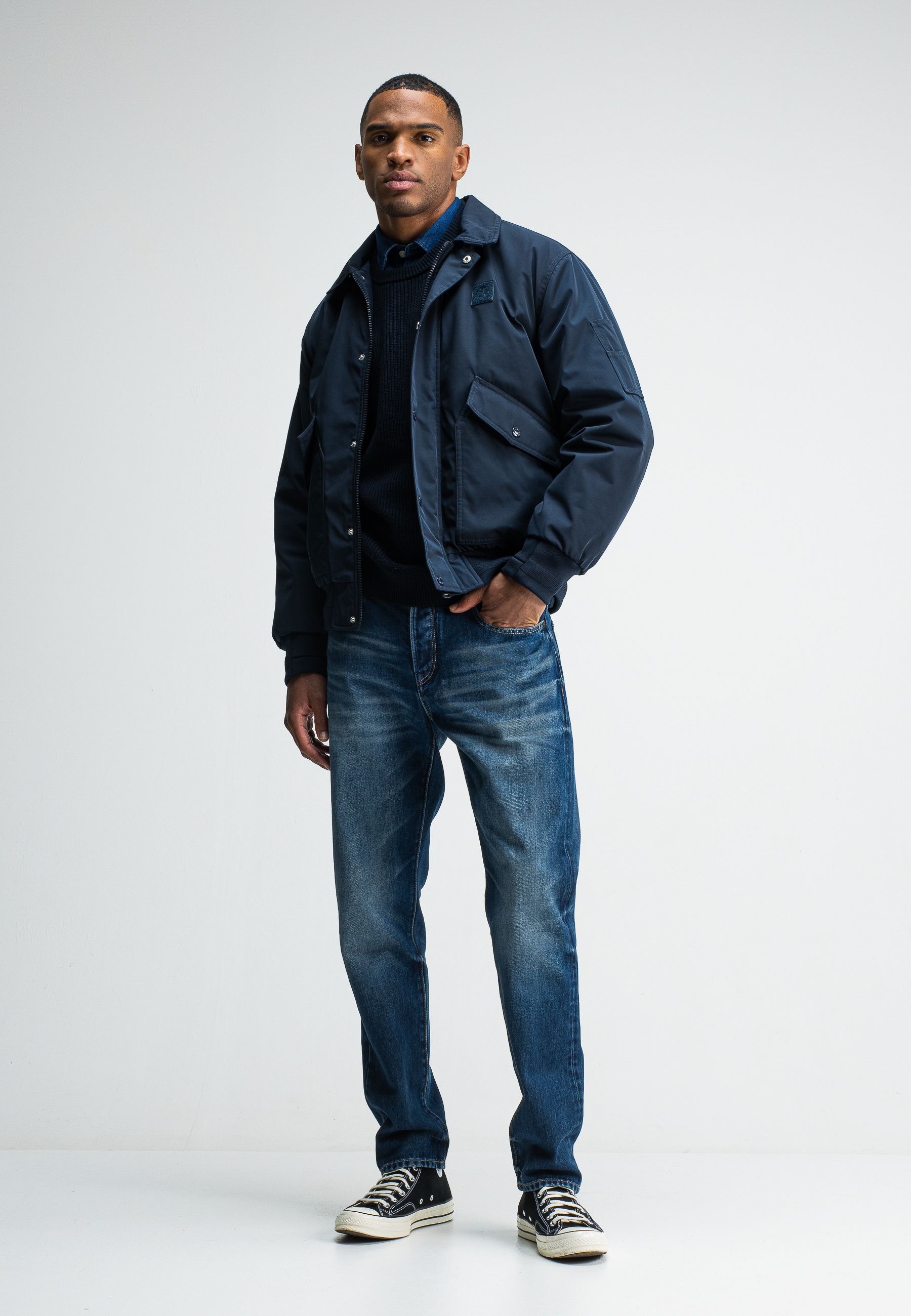 Carlo Satin Flight Bomber