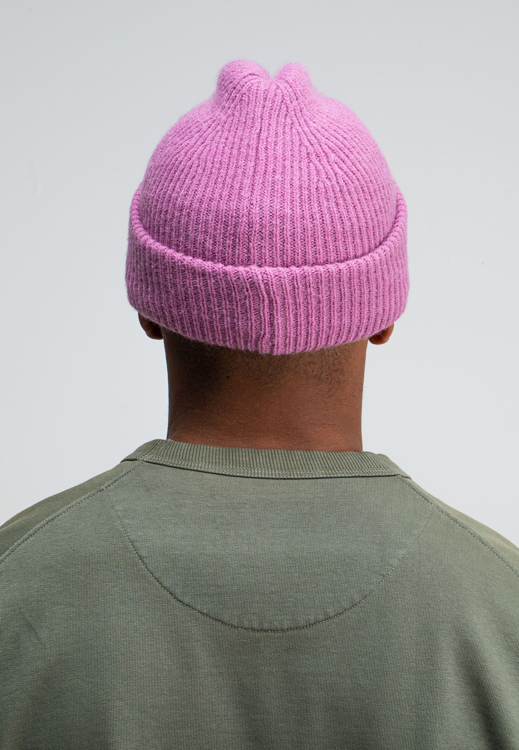 Army Wool Hook Beanie