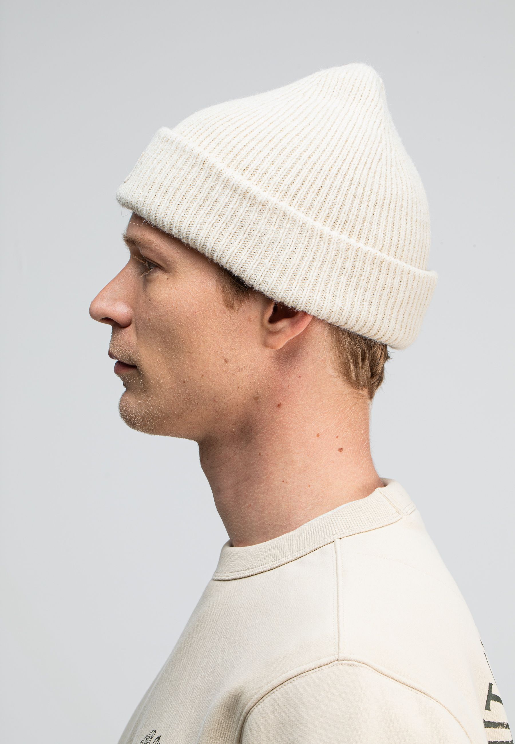 Army Wool Hook Beanie