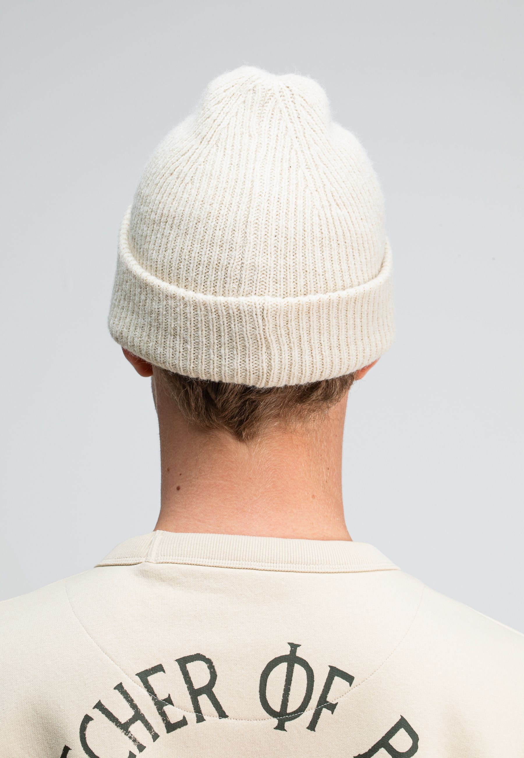 Army Wool Hook Beanie