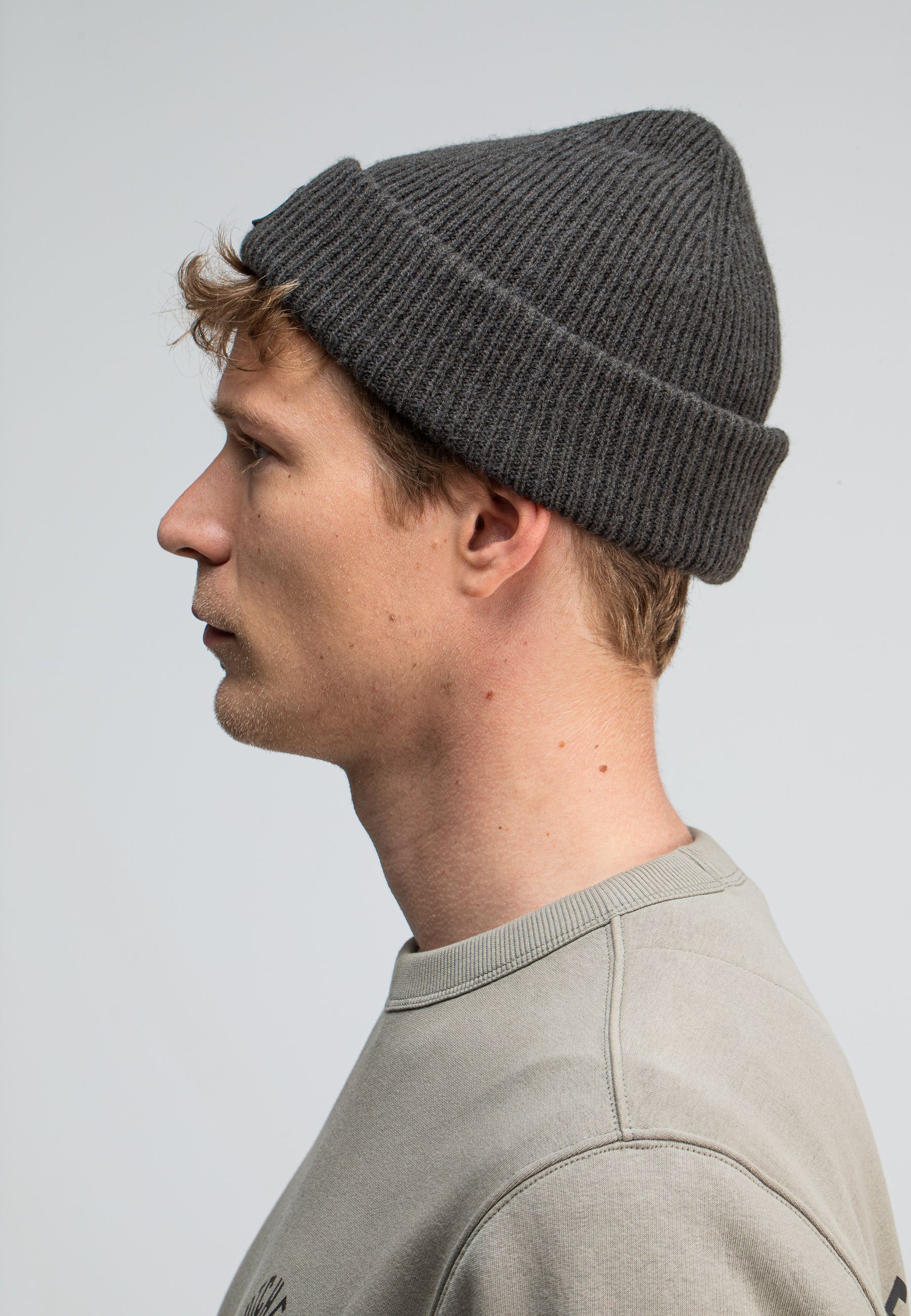 Army Wool Hook Beanie