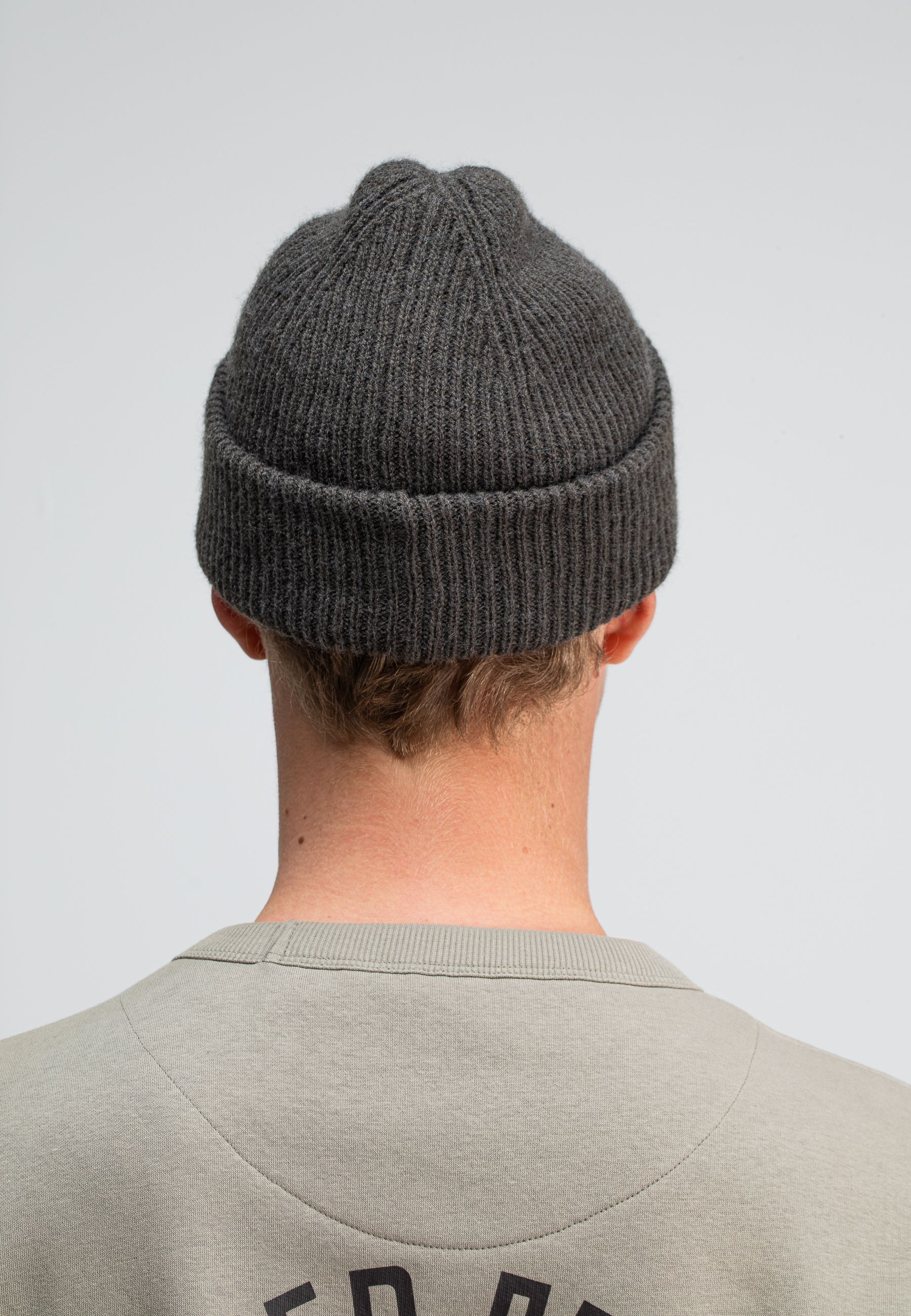 Army Wool Hook Beanie