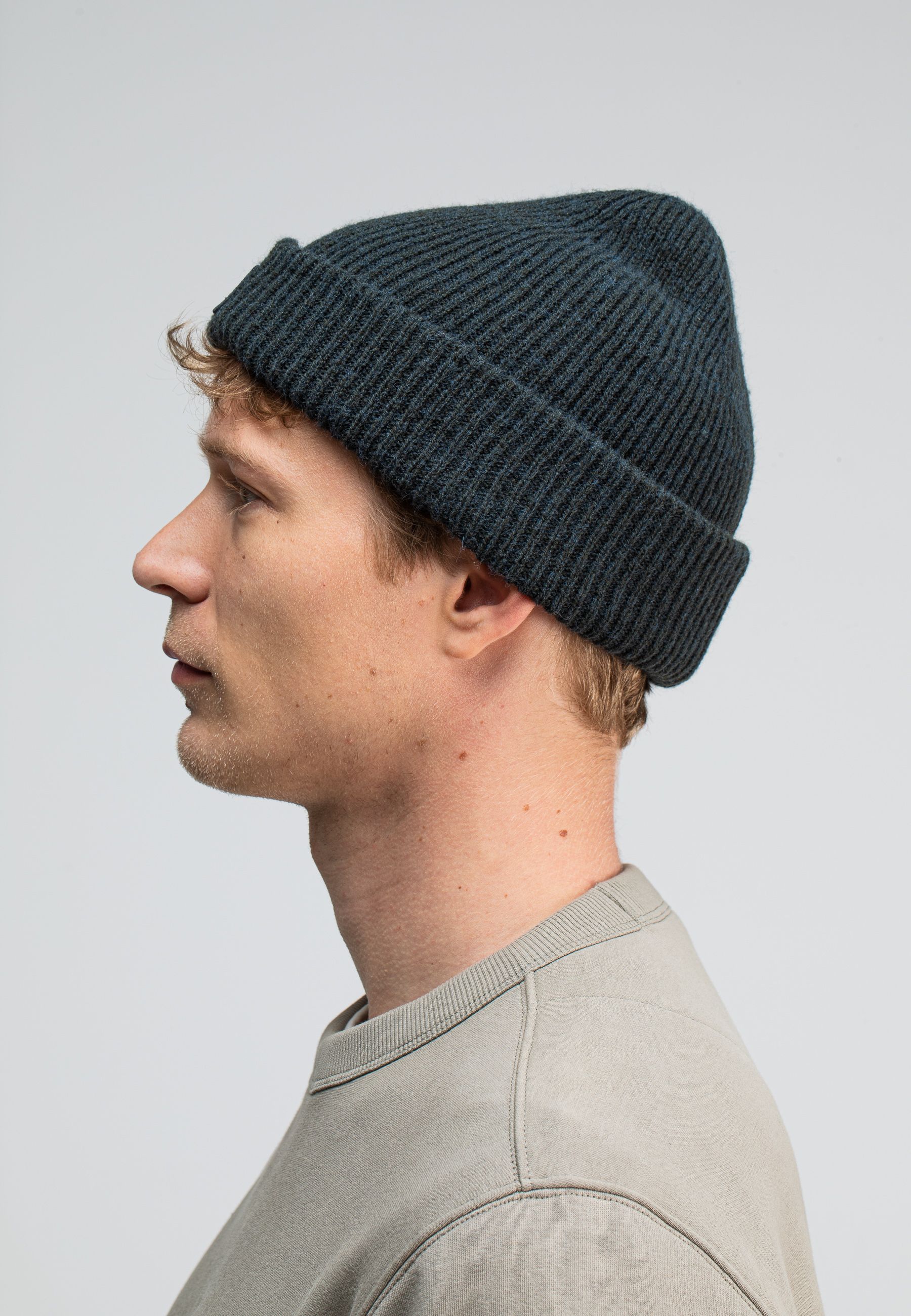 Army Wool Hook Beanie