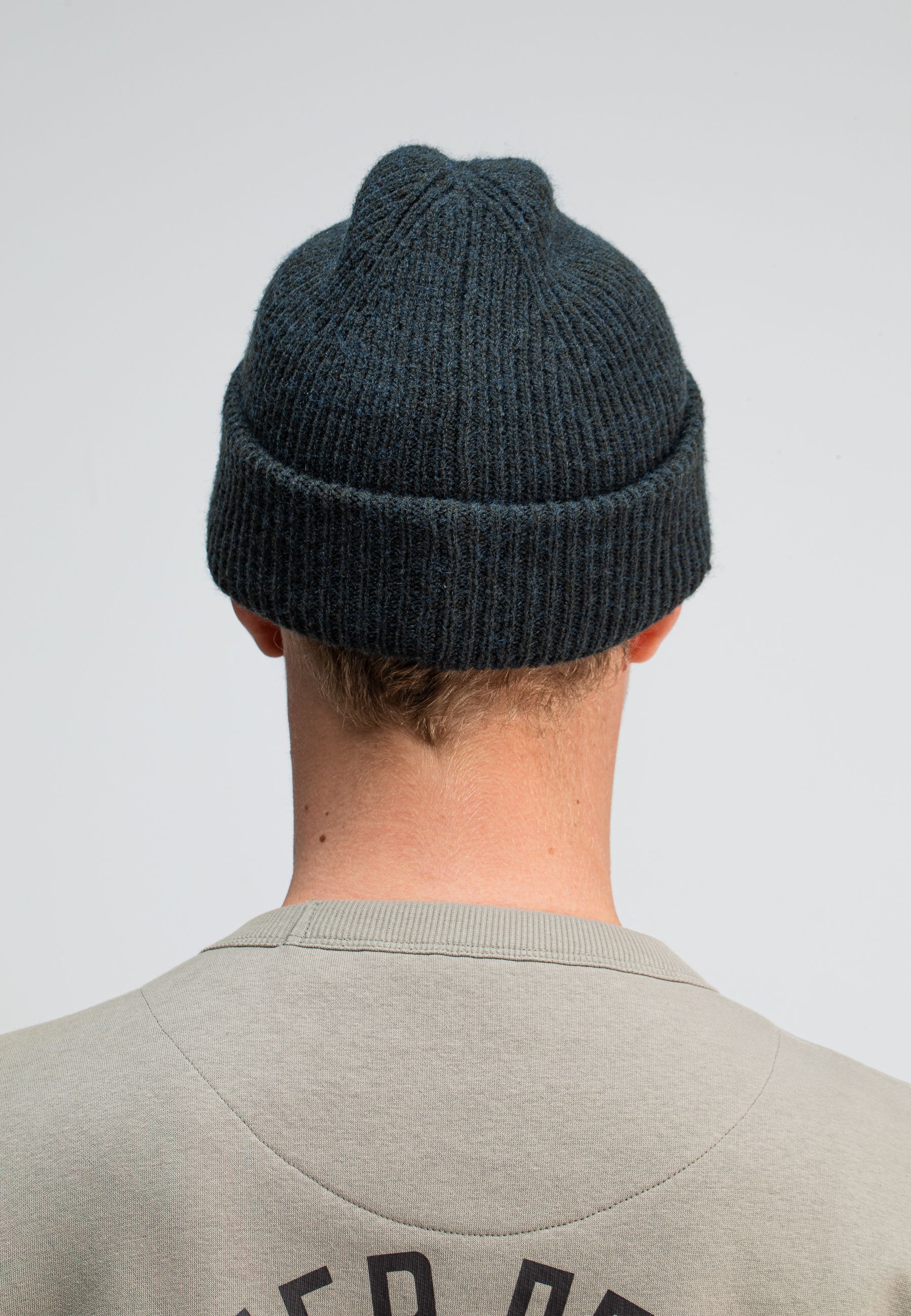 Army Wool Hook Beanie