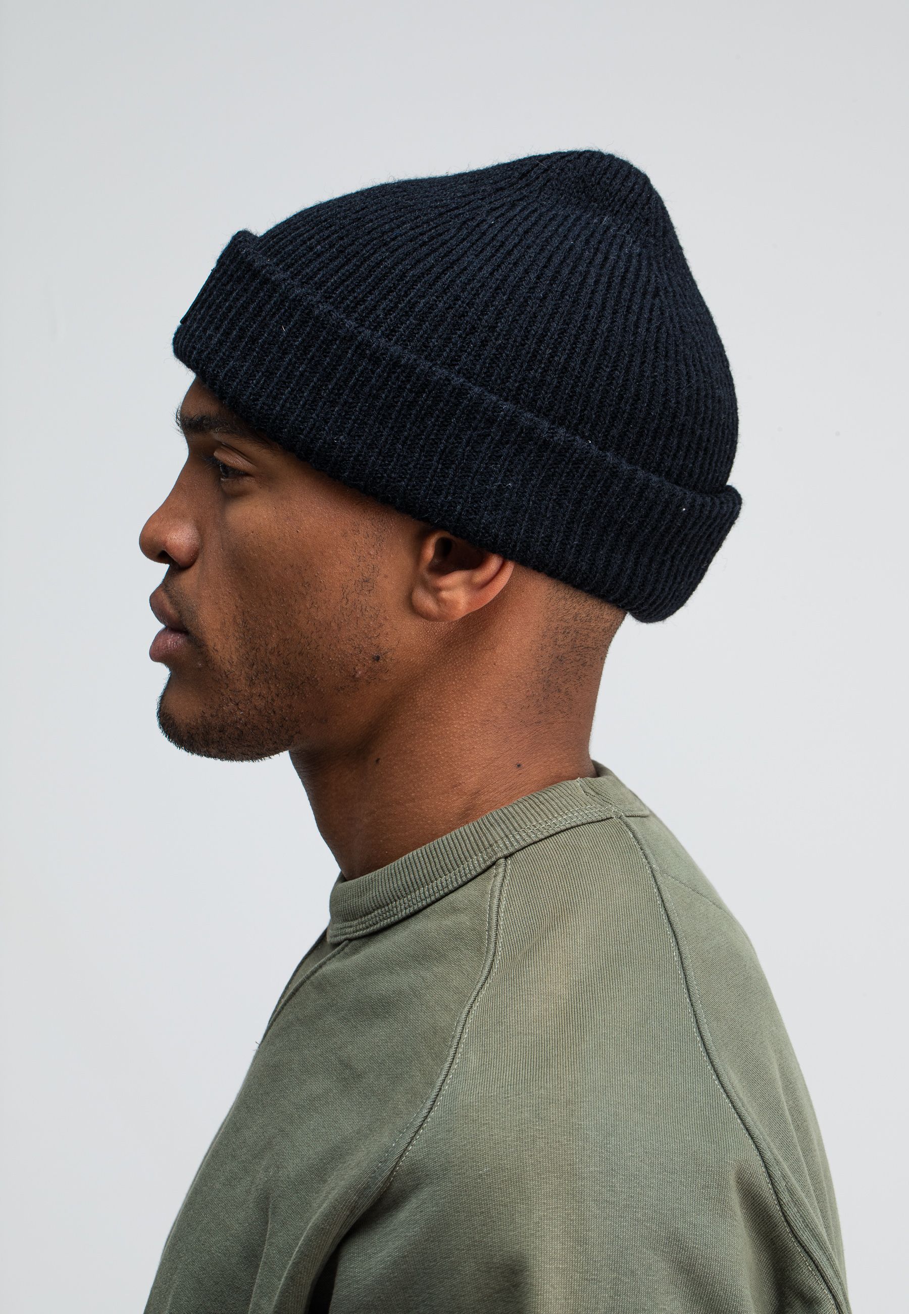 Army Wool Hook Beanie