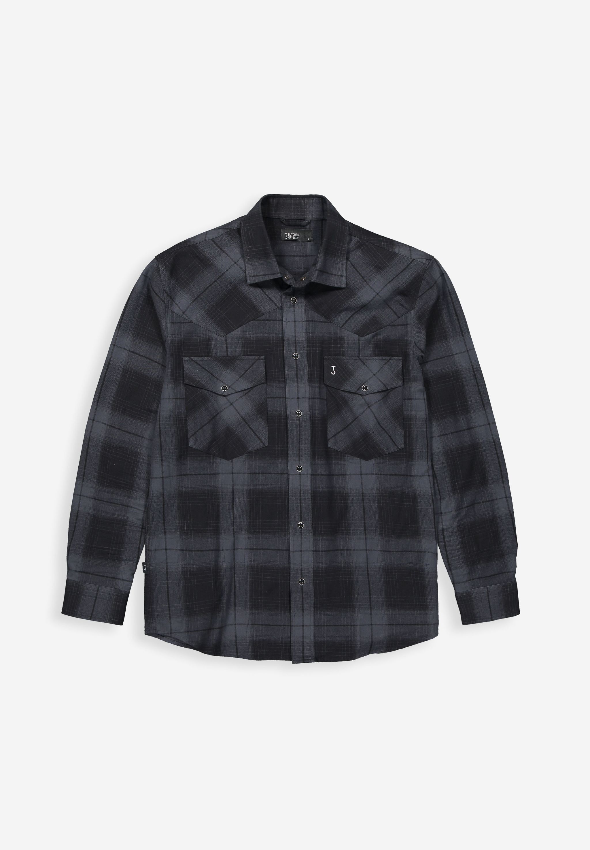 Carter West Black Check Shirt