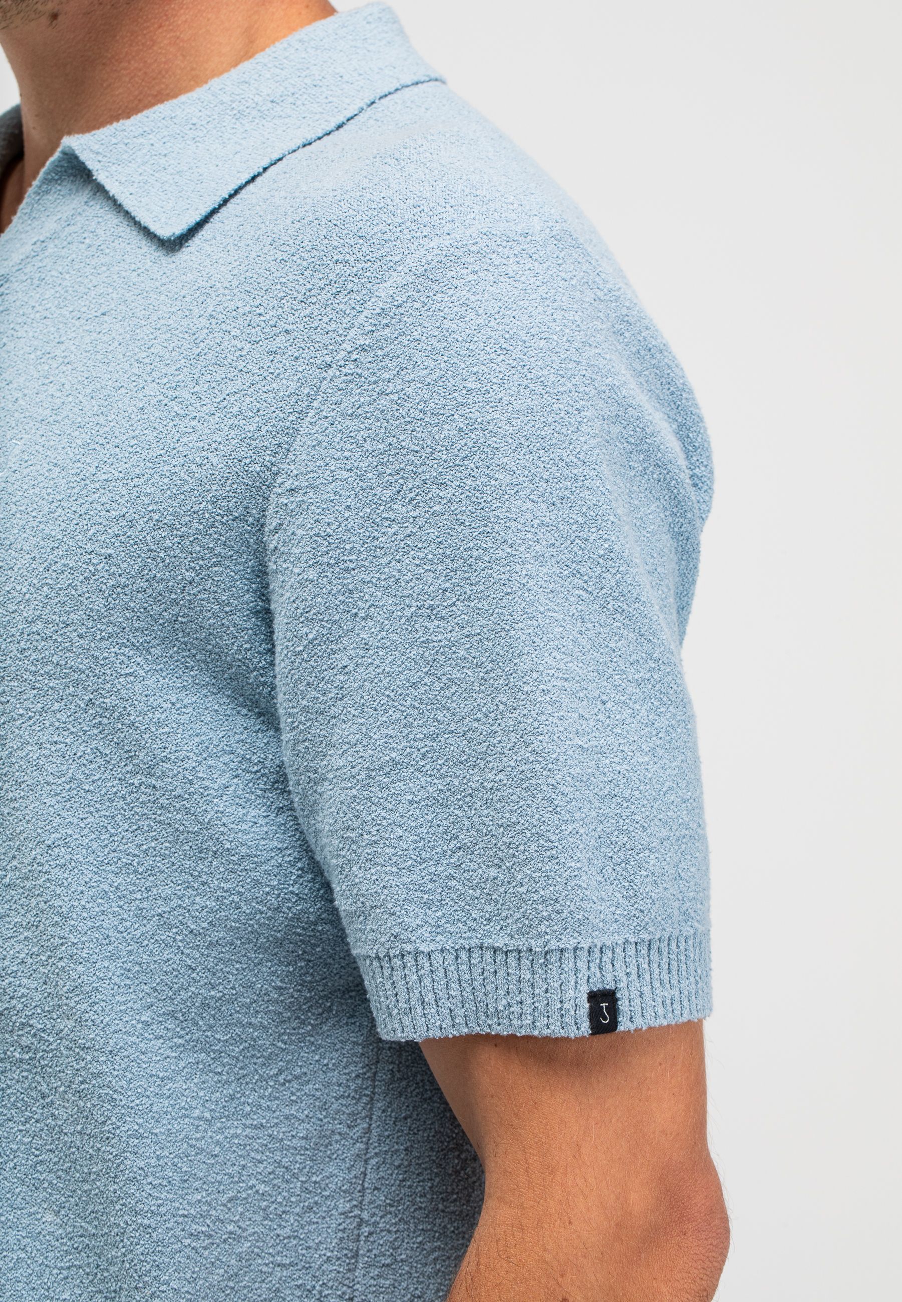 Boucle Knit Polo