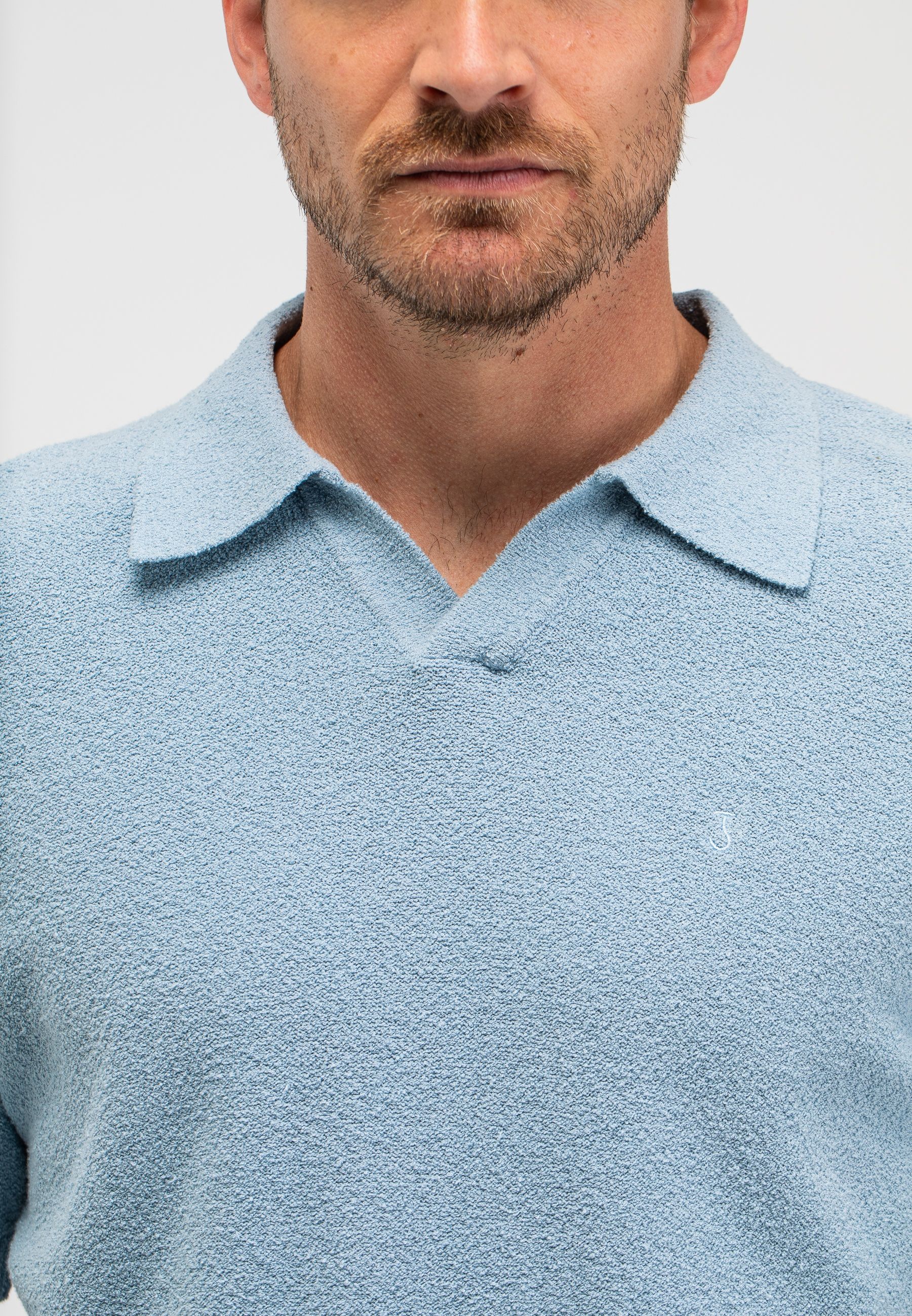 Boucle Knit Polo
