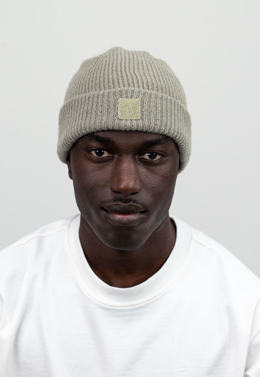 Army Wool Hook Beanie