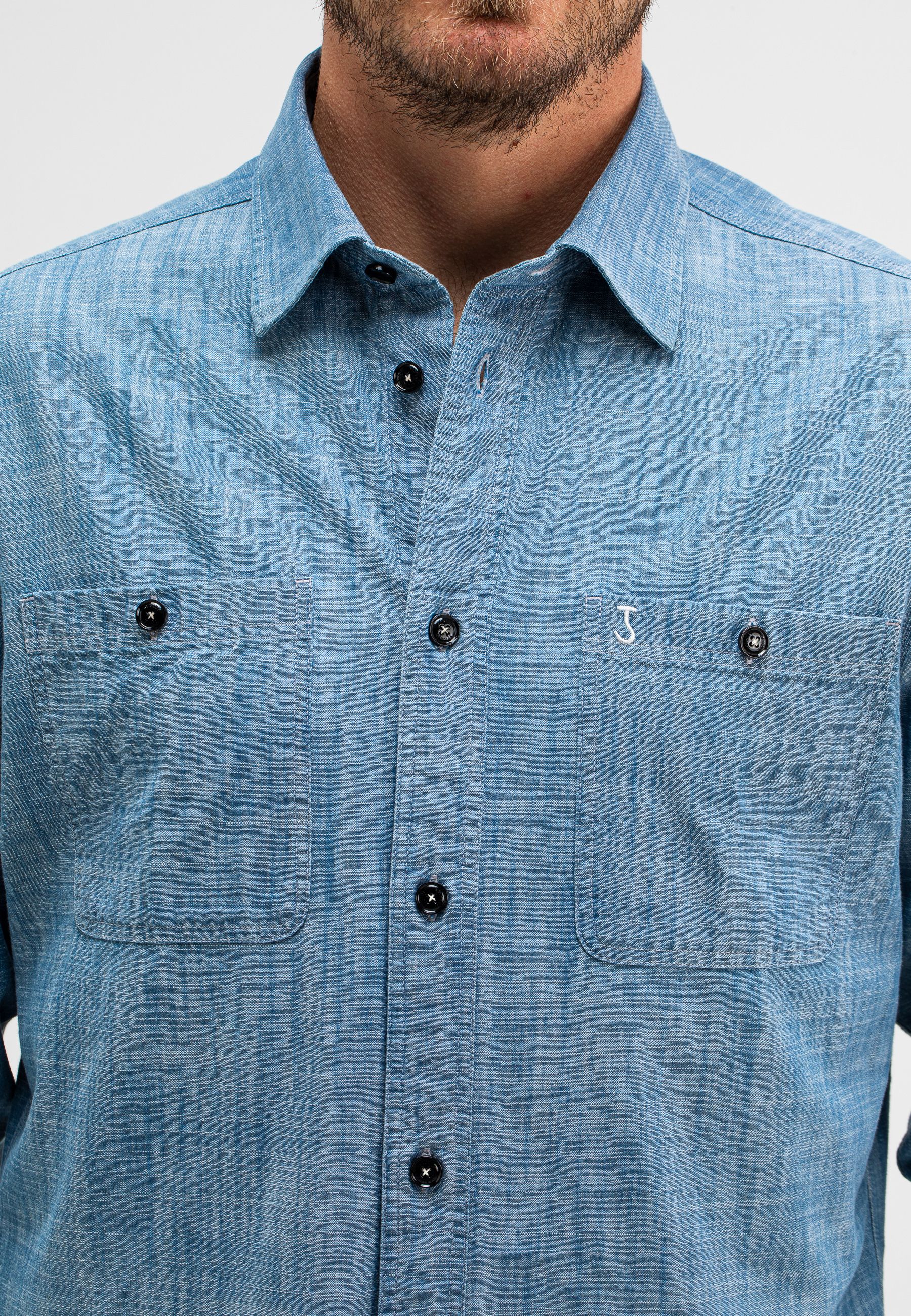Aidan Worker Chambray Shirt