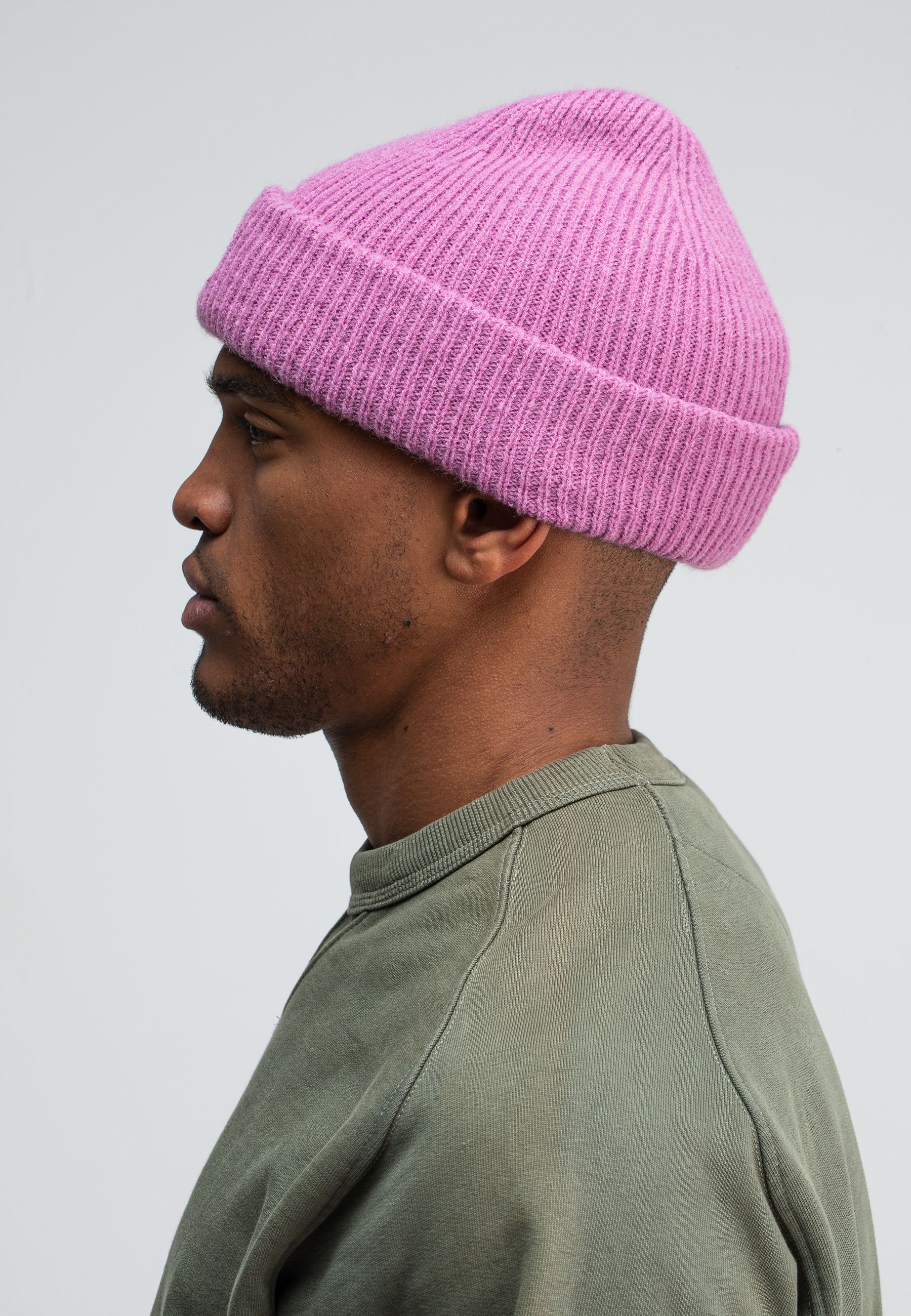 Army Wool Hook Beanie
