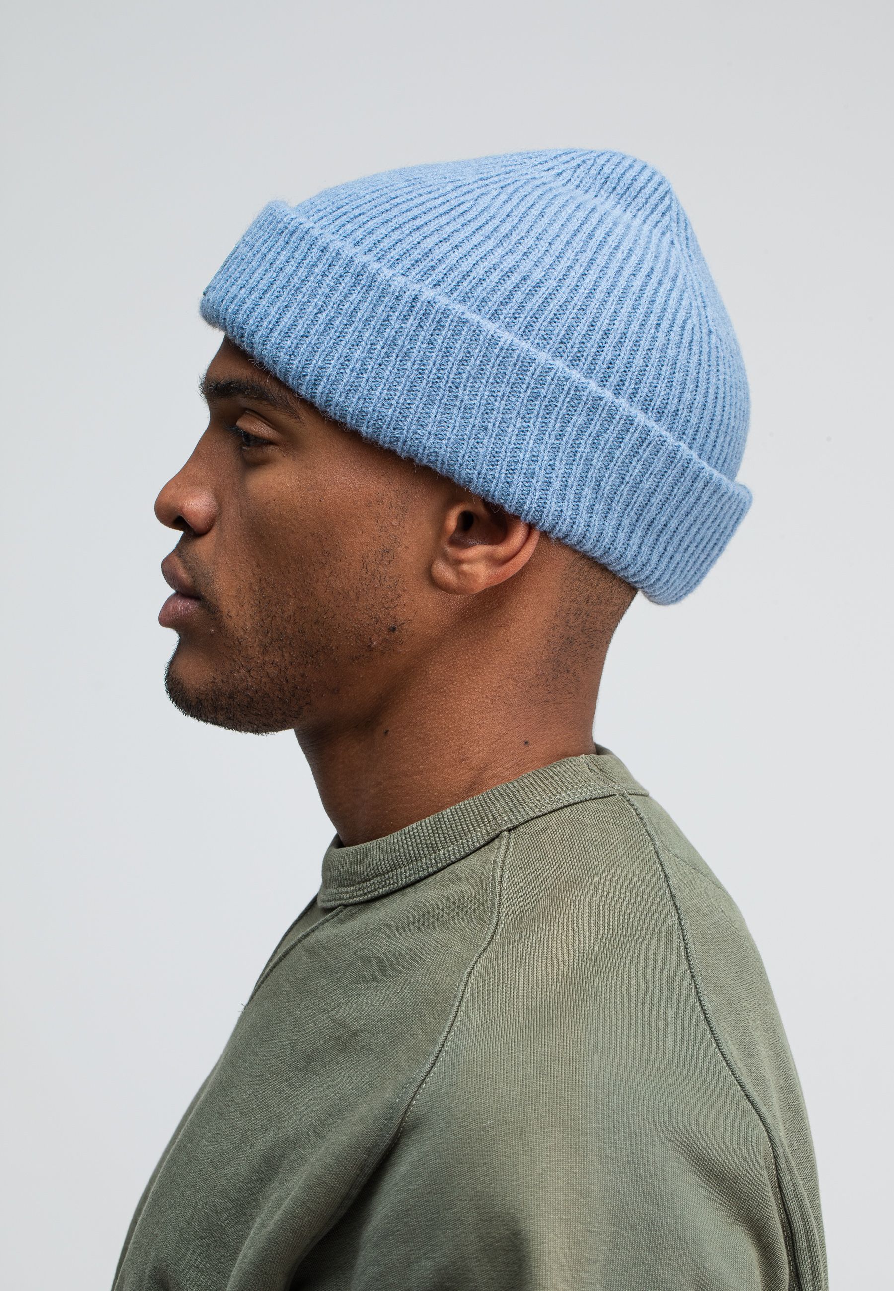 Army Wool Hook Beanie