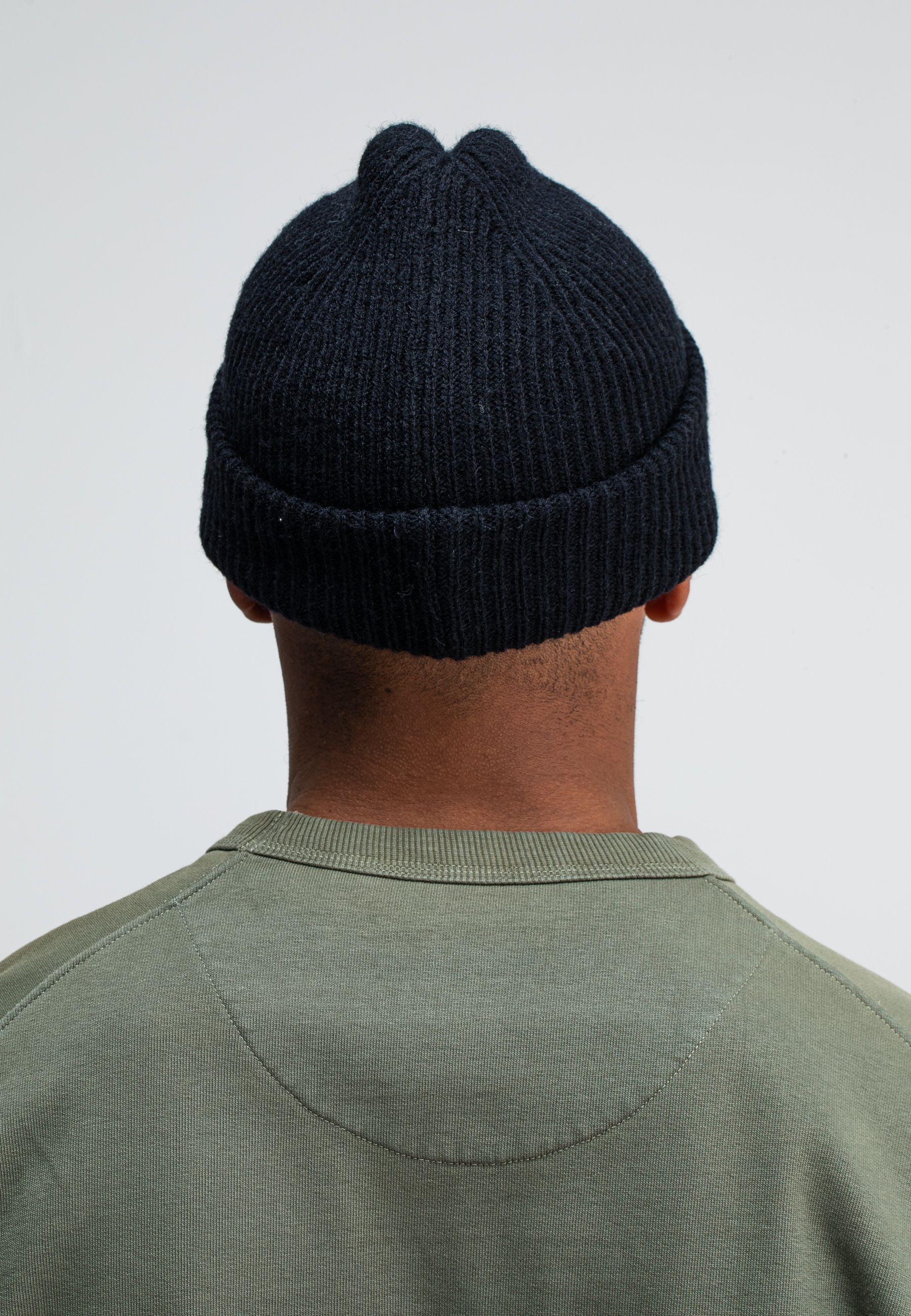 Army Wool Hook Beanie