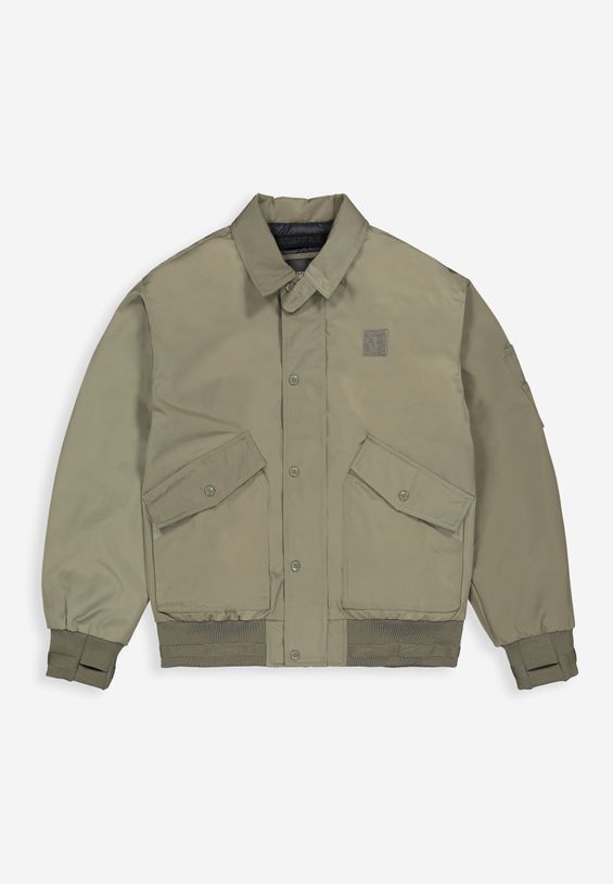 Carlo Satin Flight Bomber