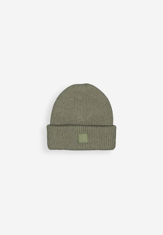 Army Wool Hook Beanie