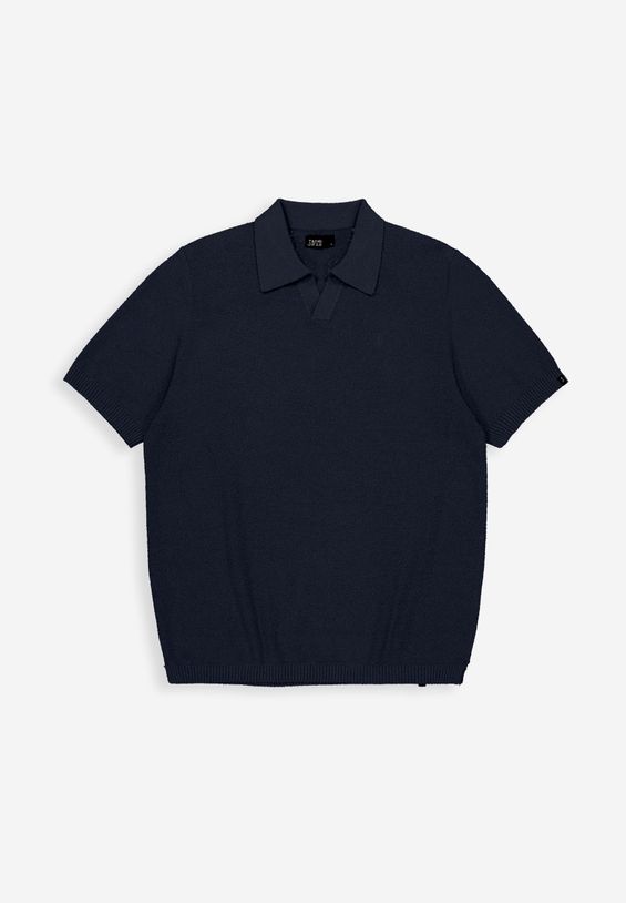 Boucle Knit Polo