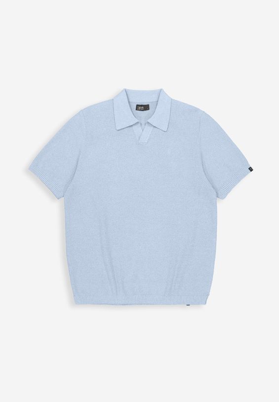 Boucle Knit Polo