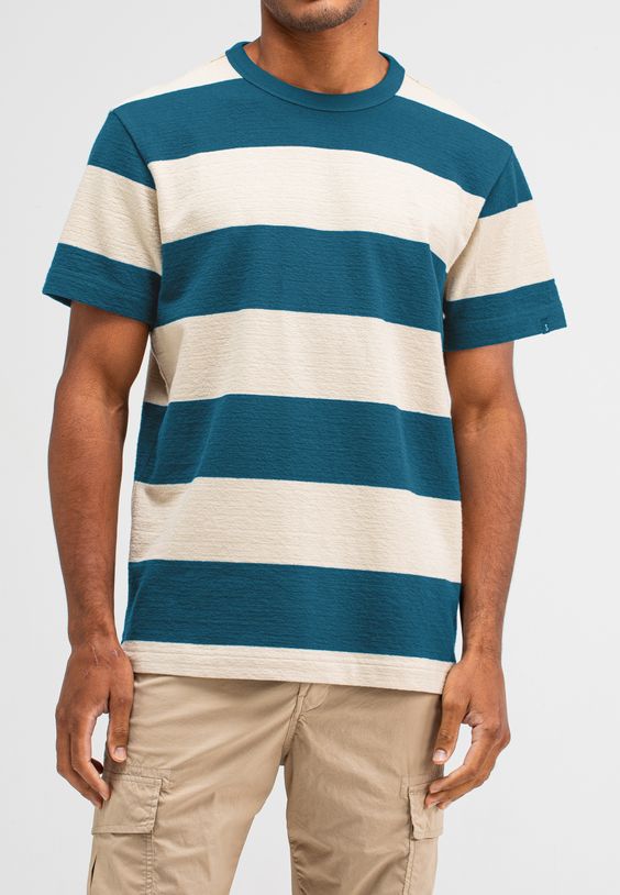 Gaspard Loose Bold Stripe Tee
