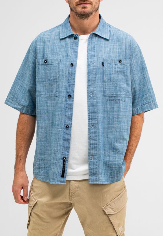 Anthony Resort Chambray Shirt SS