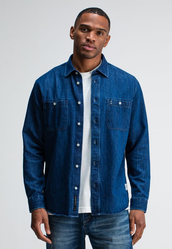 Aidan Worker Denim Shirt