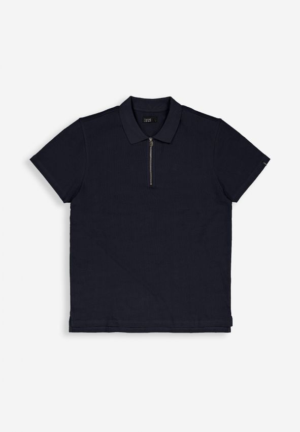 Adrien Loose Zip Polo